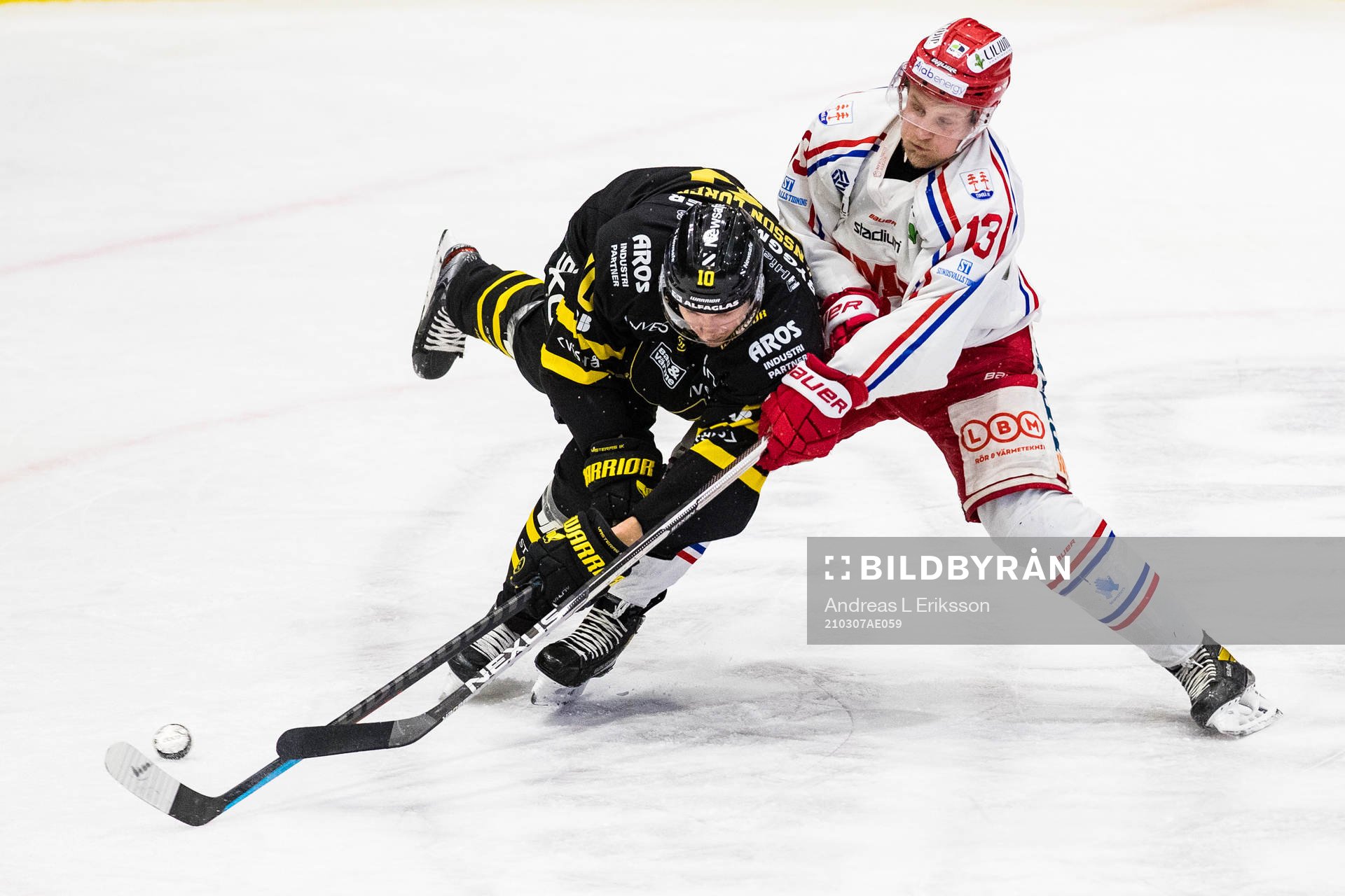 Västerås Jimmie Jansson Lorek och Timrås Hugo Reinhardt