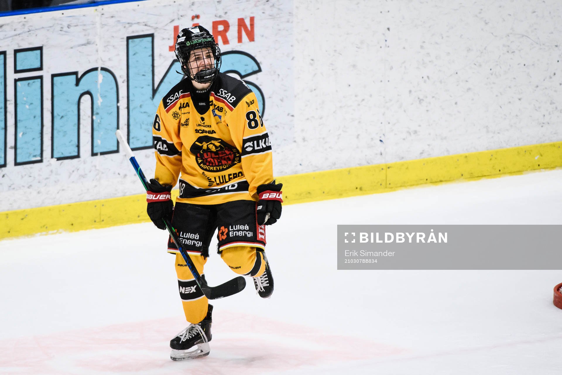 Luleås Michela Cava jublar