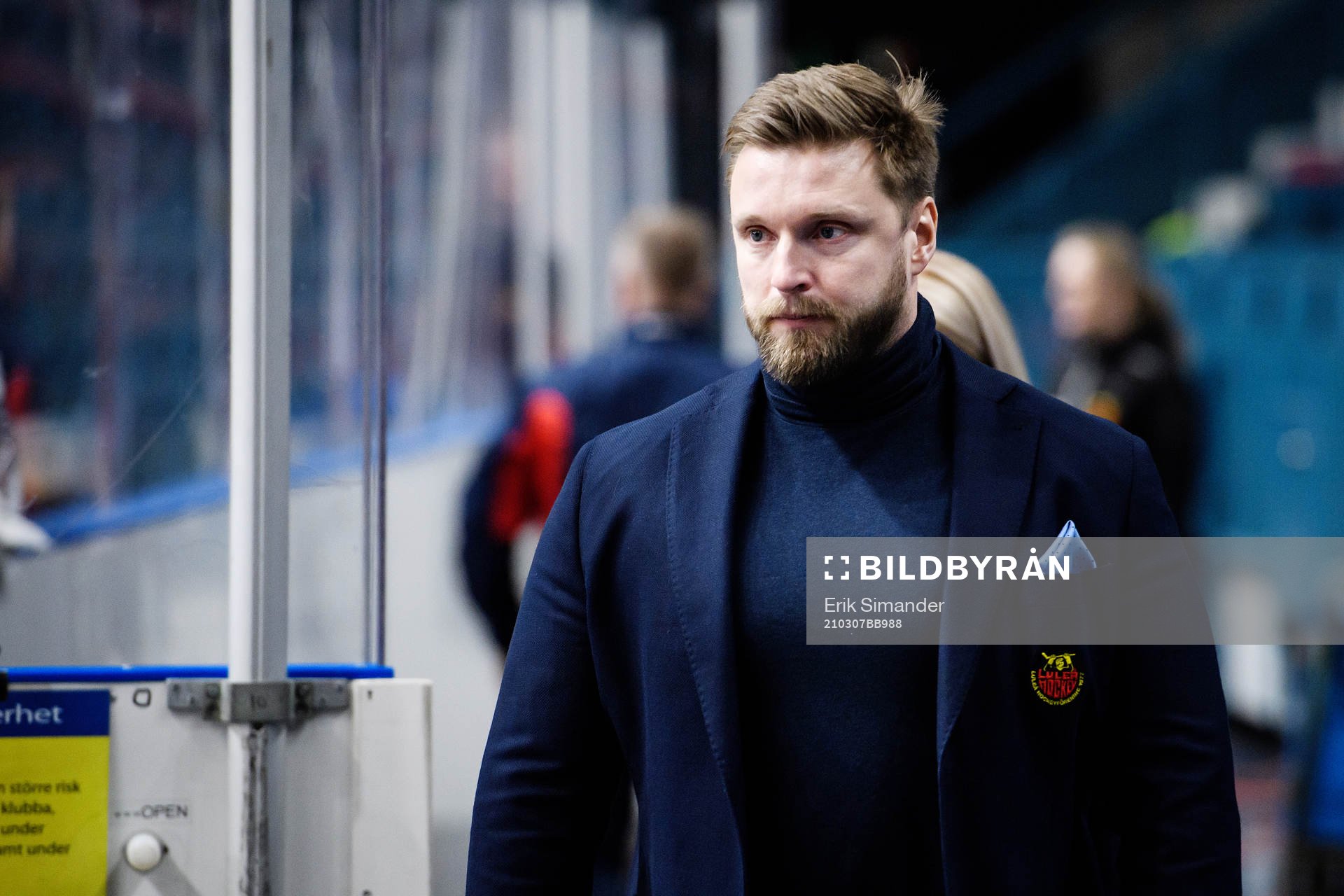 Luleås tränare Mikael Forsberg