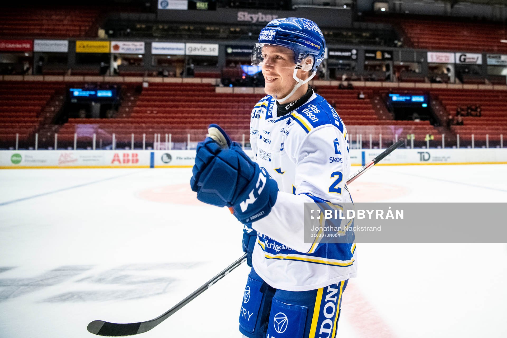 Leksands Mattias Göransson jublar