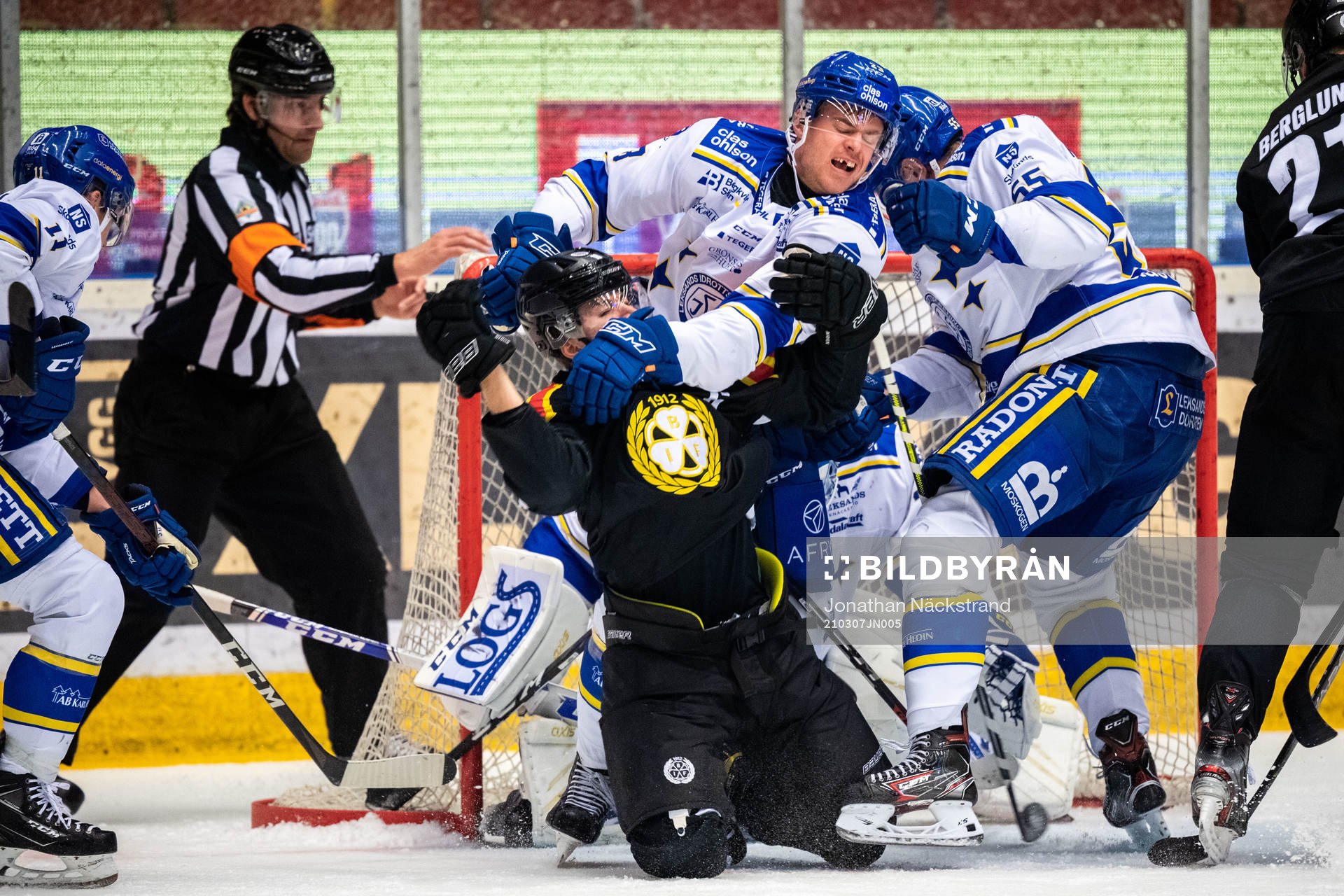 Brynäs Anton Rödin och Leksands Mirco Müller