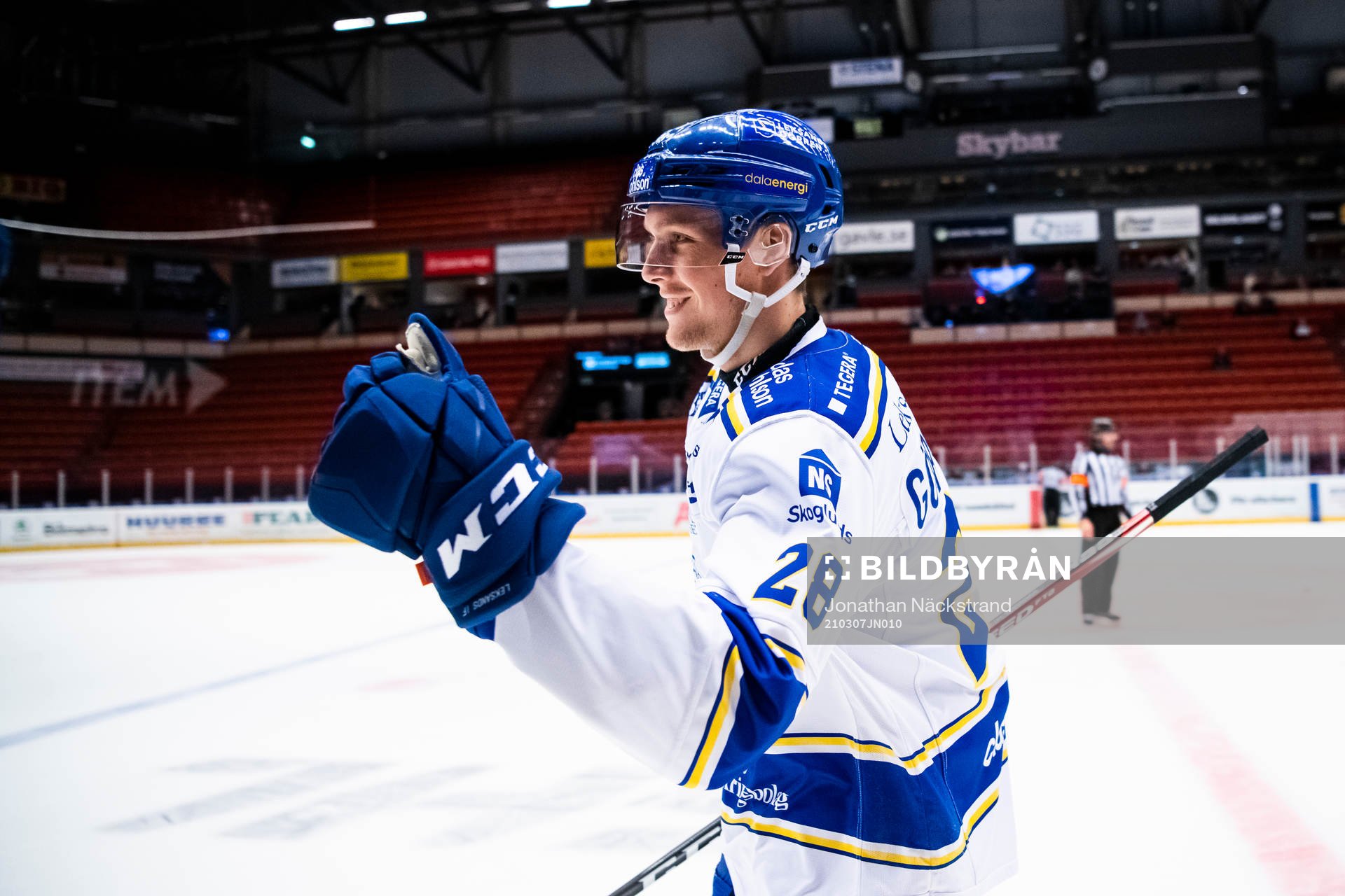 Leksands Mattias Göransson jublar