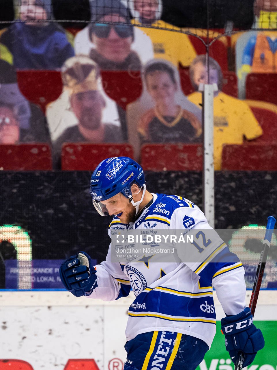Leksands Fredrik Forsberg jublar