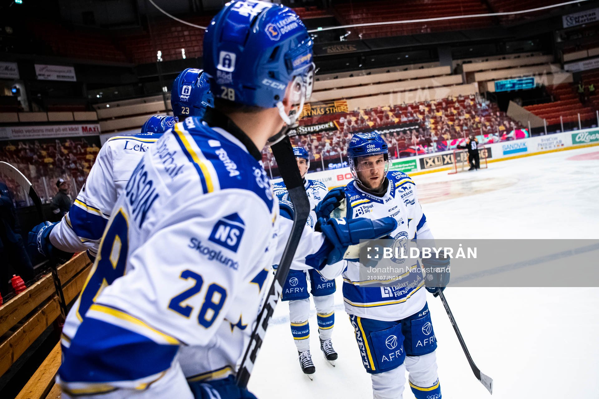 Leksands Fredrik Forsberg jublar
