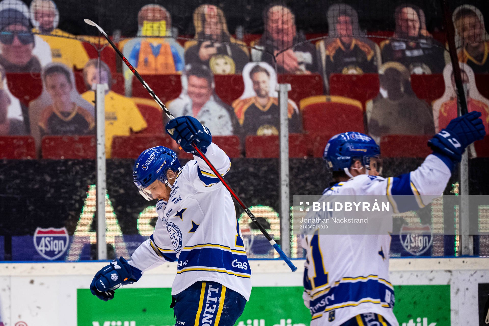 Leksands Fredrik Forsberg jublar