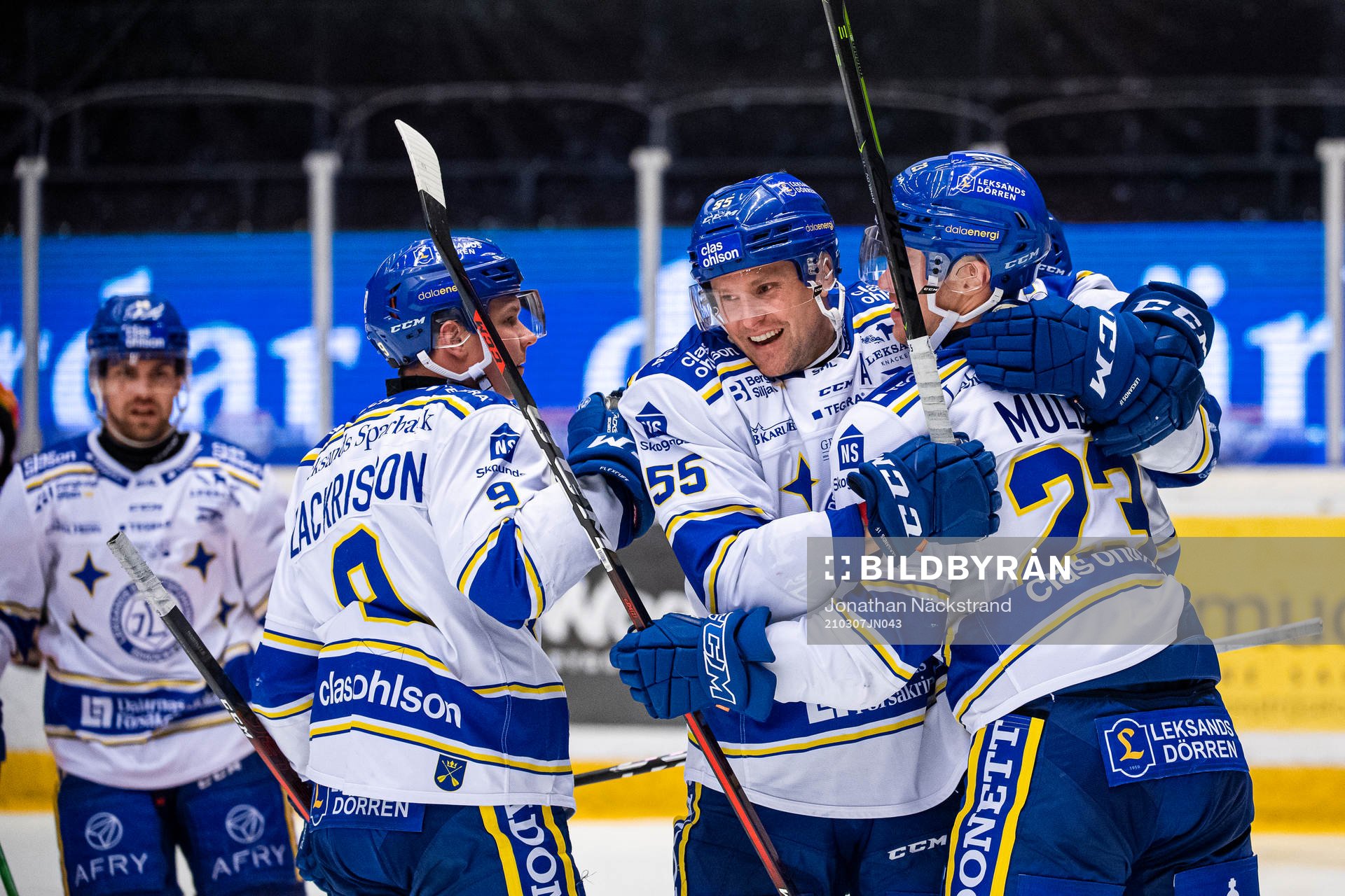 Leksands Mirco Müller jublar