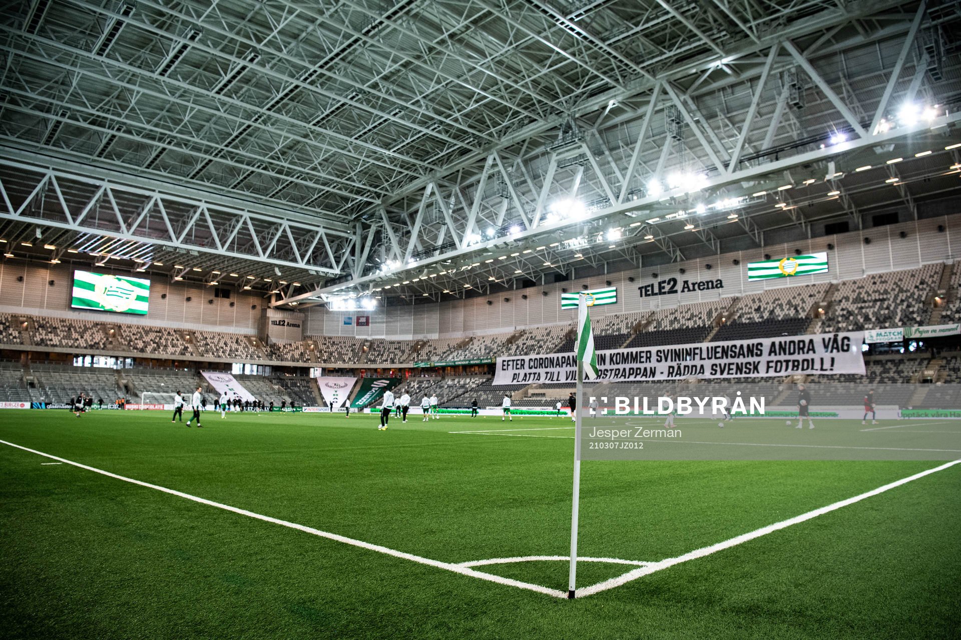 Interiör över Tele2 Arena