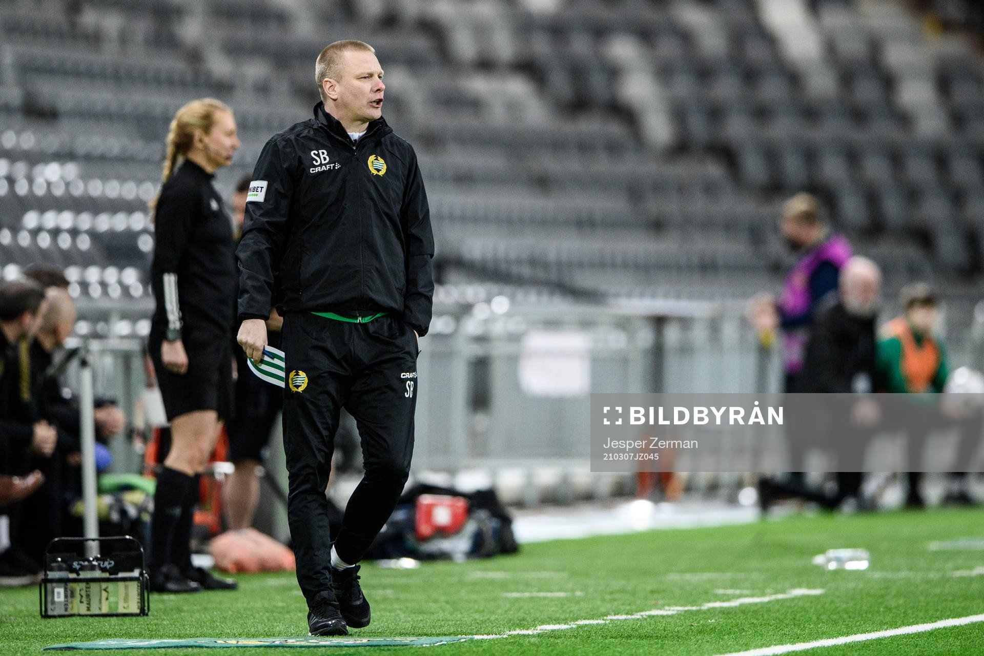 Hammarbys tränare Stefan Billborn