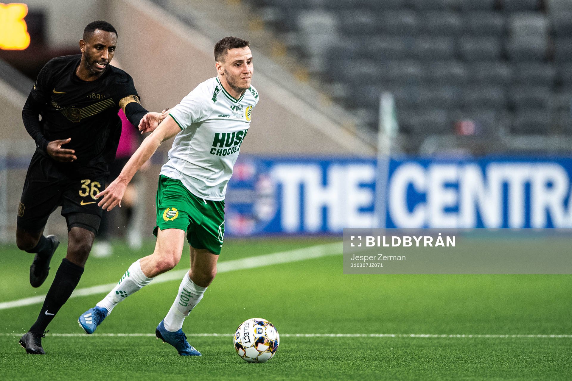 s Henok Goitom och Hammarbys Jeppe Andersen