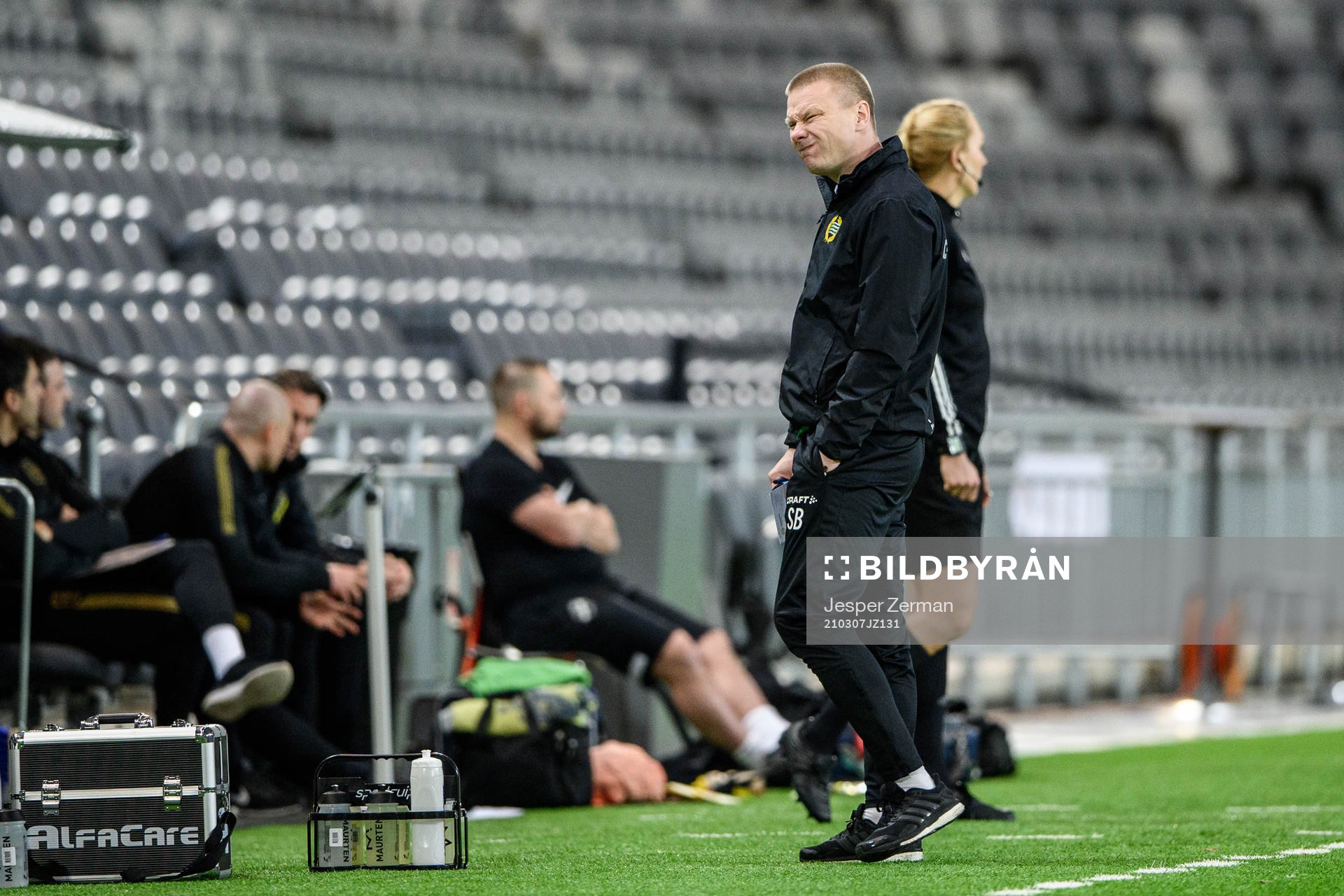 Hammarbys tränare Stefan Billborn