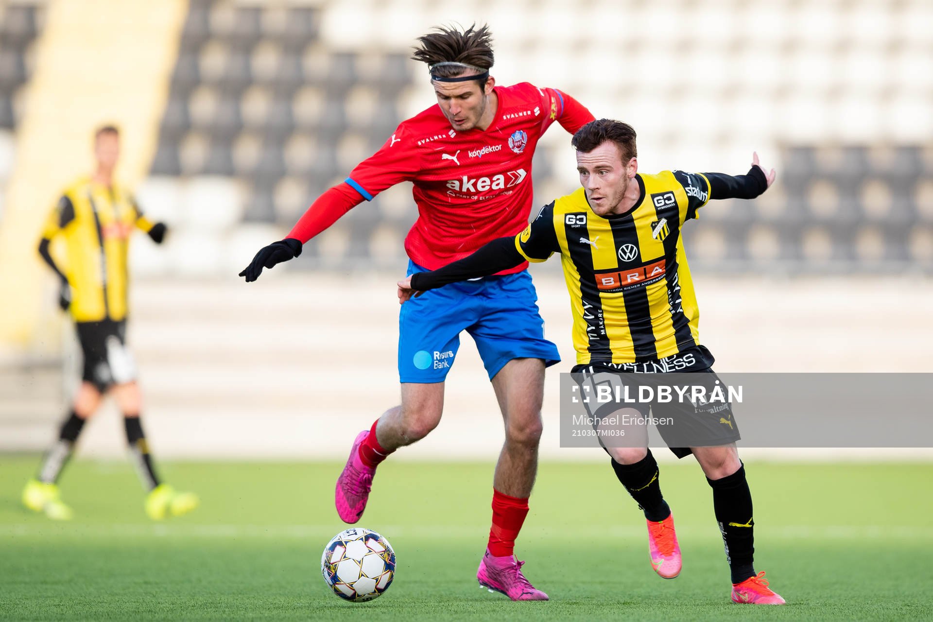 Helsingborgs Wilhelm Loeper och Häckens Tobias Heintz