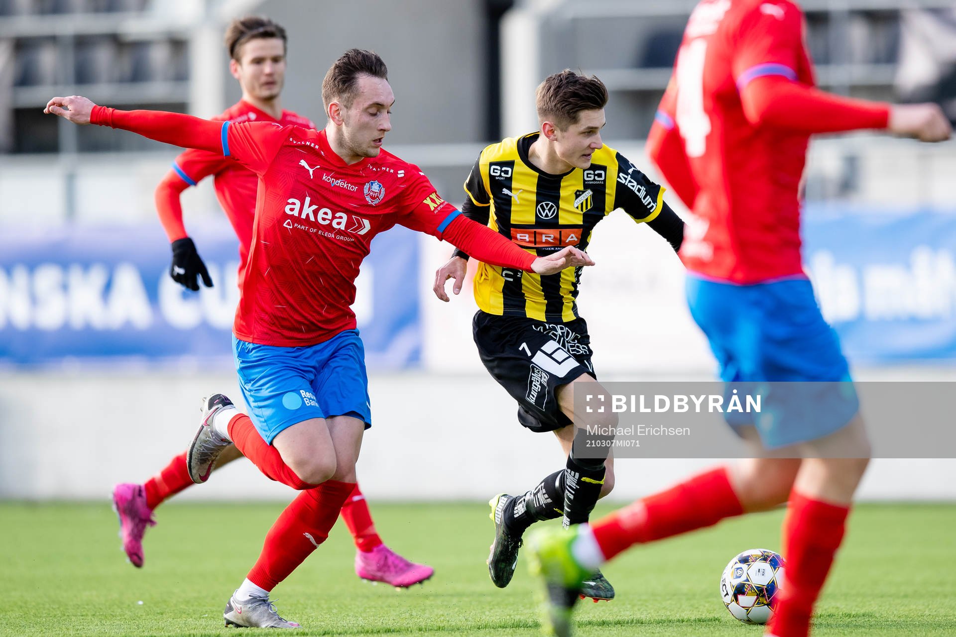 Helsingborgs Vladislav Kreida och Häckens Leo Bengtsson