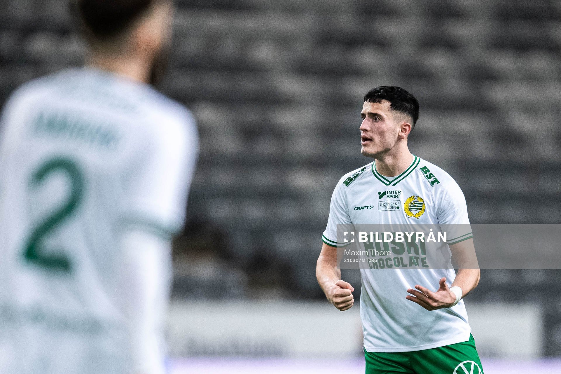 Hammarbys Astrit Selmani deppar