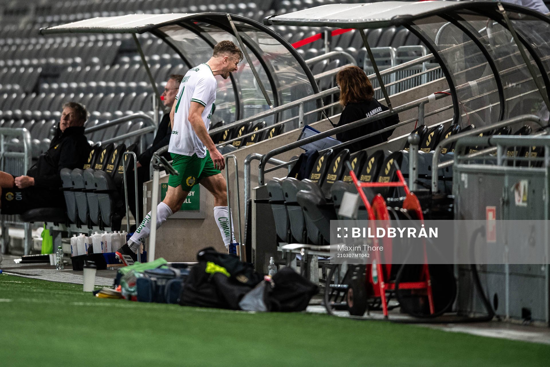 Hammarbys Richard Magyar deppar