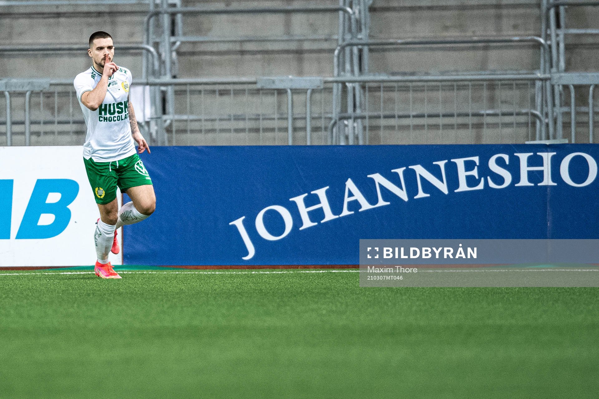 Hammarbys Vladimir Rodic jublar