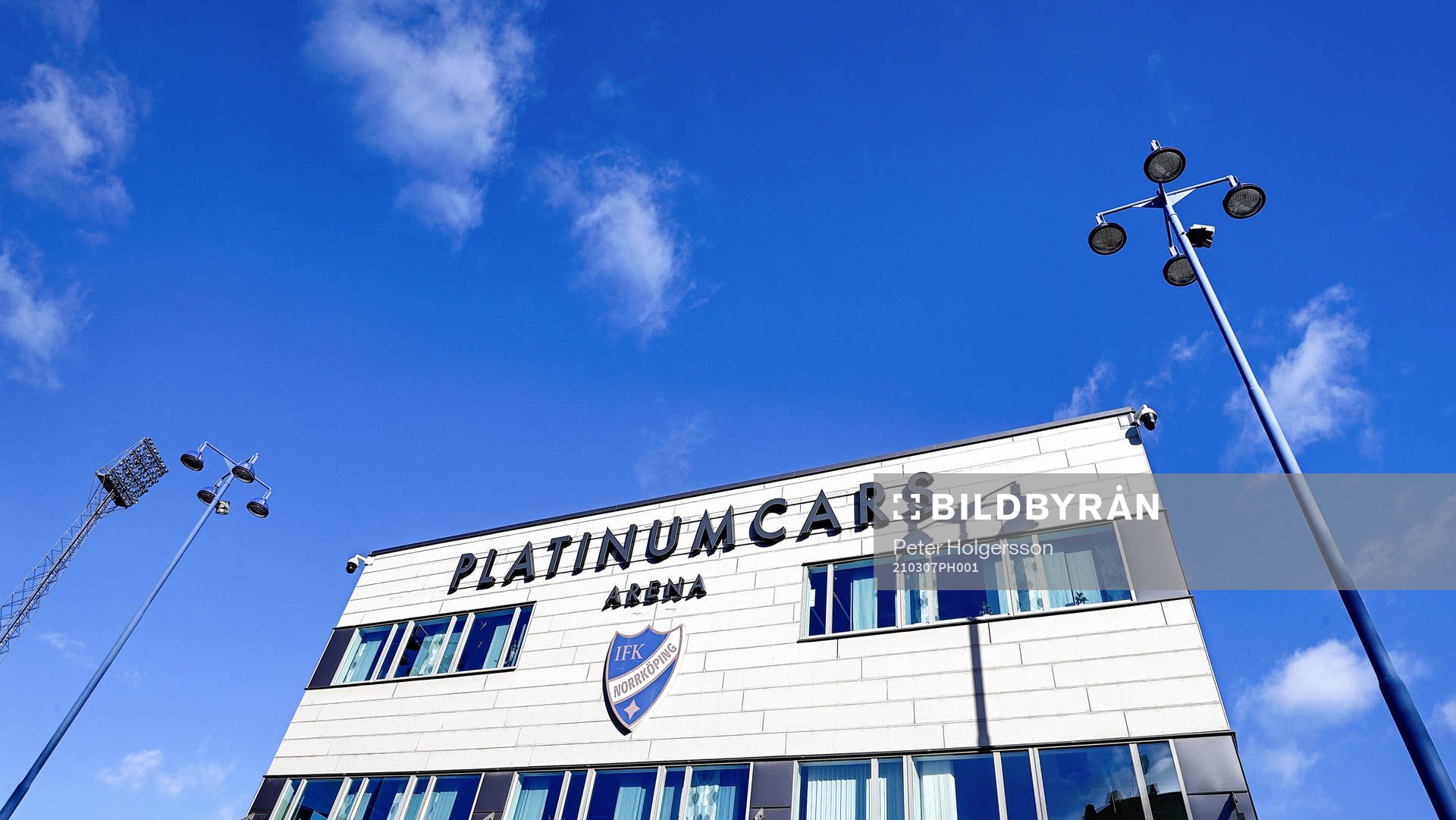 Platinumcars Arena före fotbollsmatchen i Svenska Cupen
