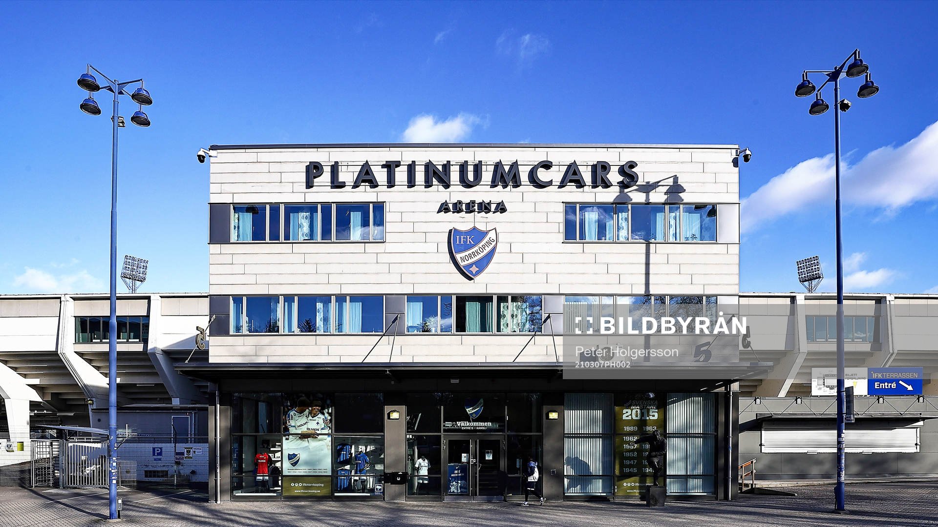 Platinumcars Arena före fotbollsmatchen i Svenska Cupen