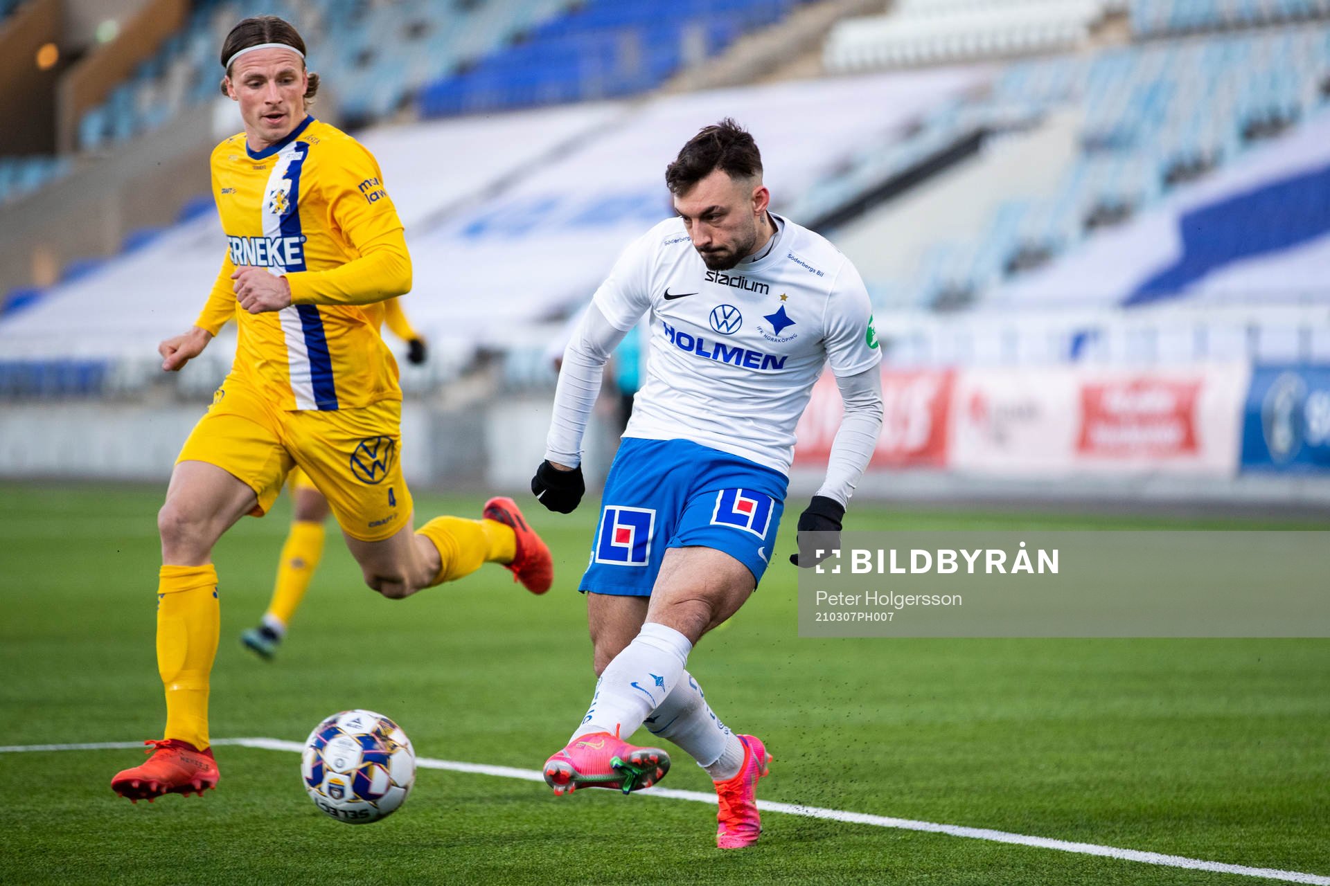 IFK Göteborgs Calle Johansson och IFK Norrköpings Sead