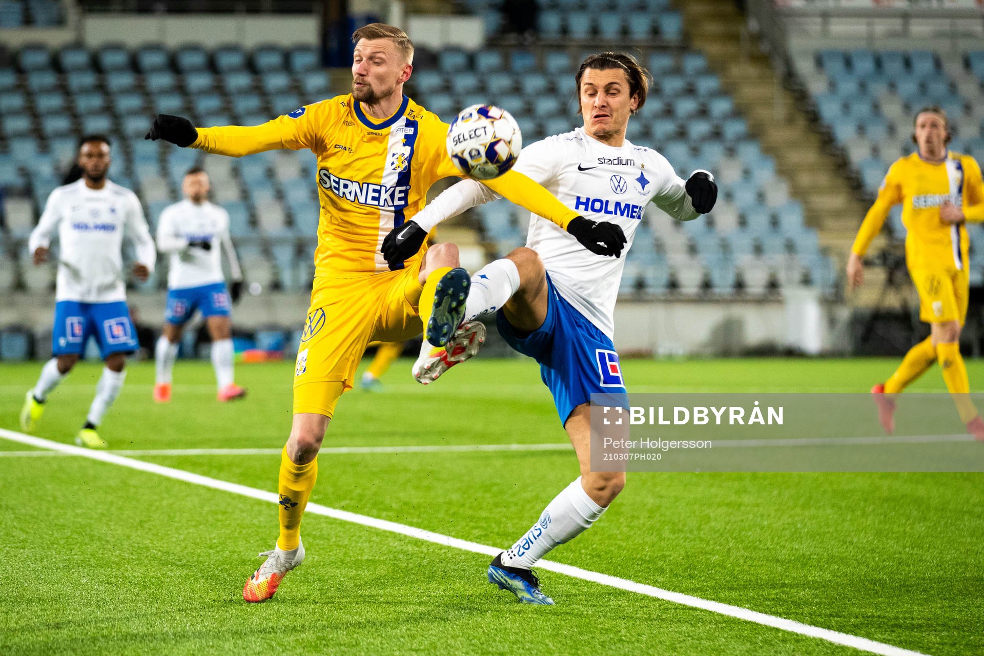 IFK Göteborgs Sebastian Eriksson och IFK Norrköpings