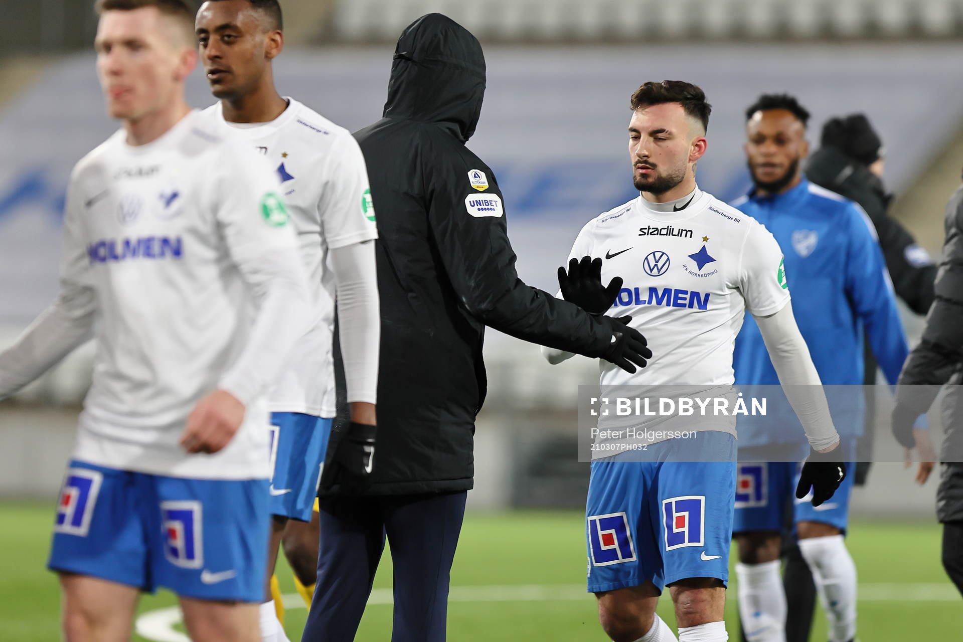IFK Norrköpings Sead Haksabanovic under fotbollsmatchen i Svenska Cupen mellan IFK Norrköping och IFK Göteborg den 7 mars 2021 i Norrköping.