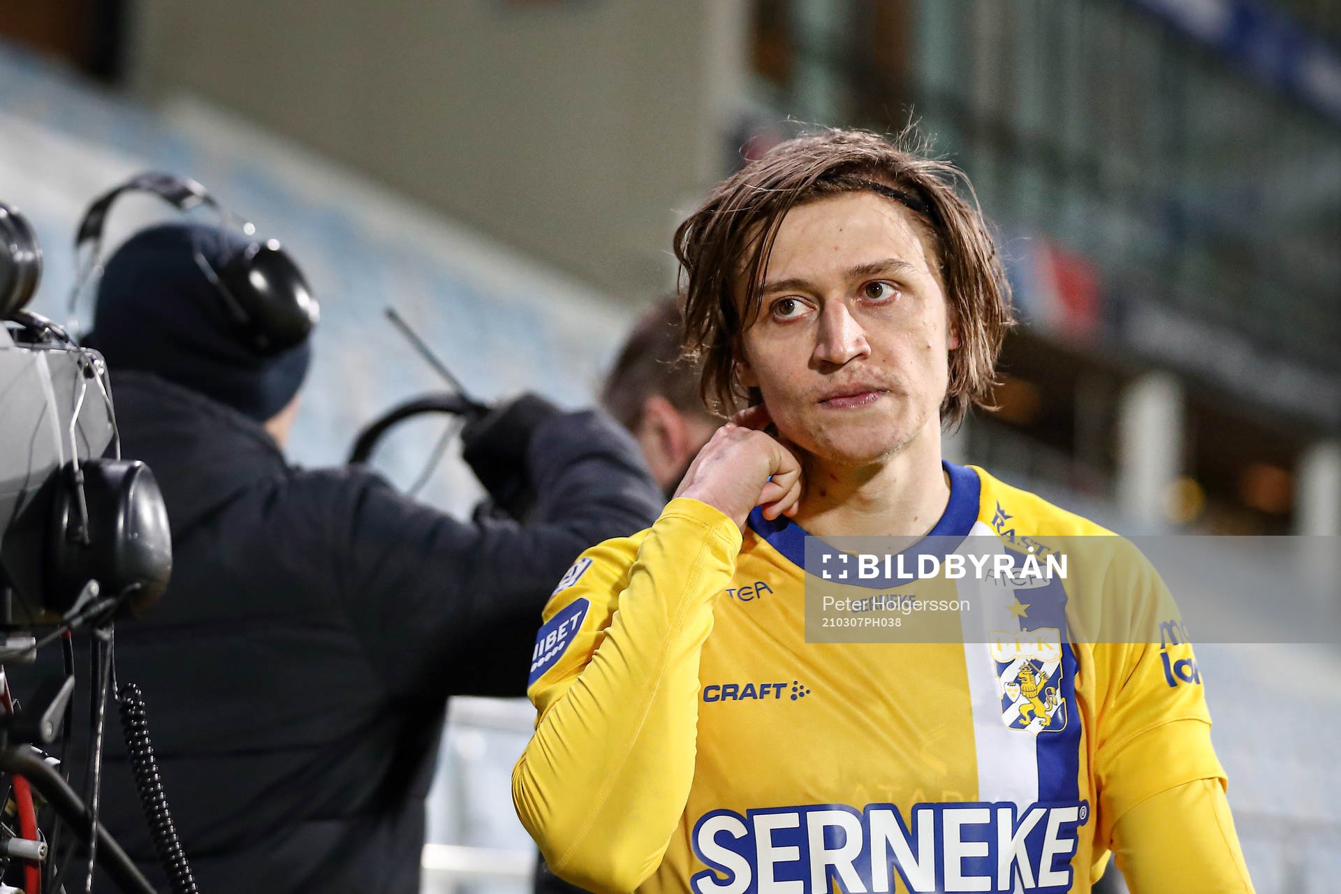 IFK Göteborgs Simon Thern deppar