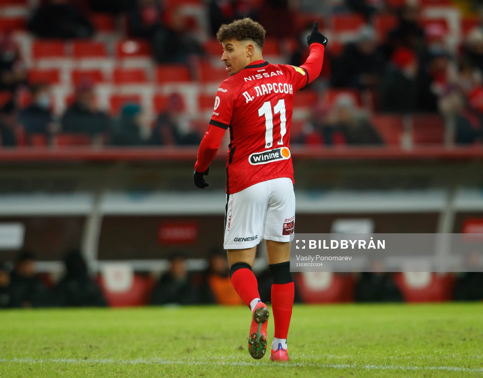 Jordan Larsson of Spartak Moscow