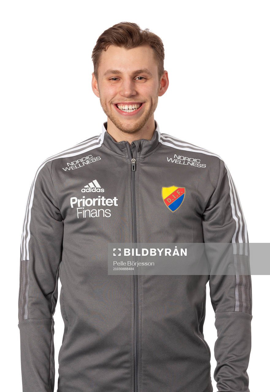 Djurgårdens fysansvarig Samuel Sandén
