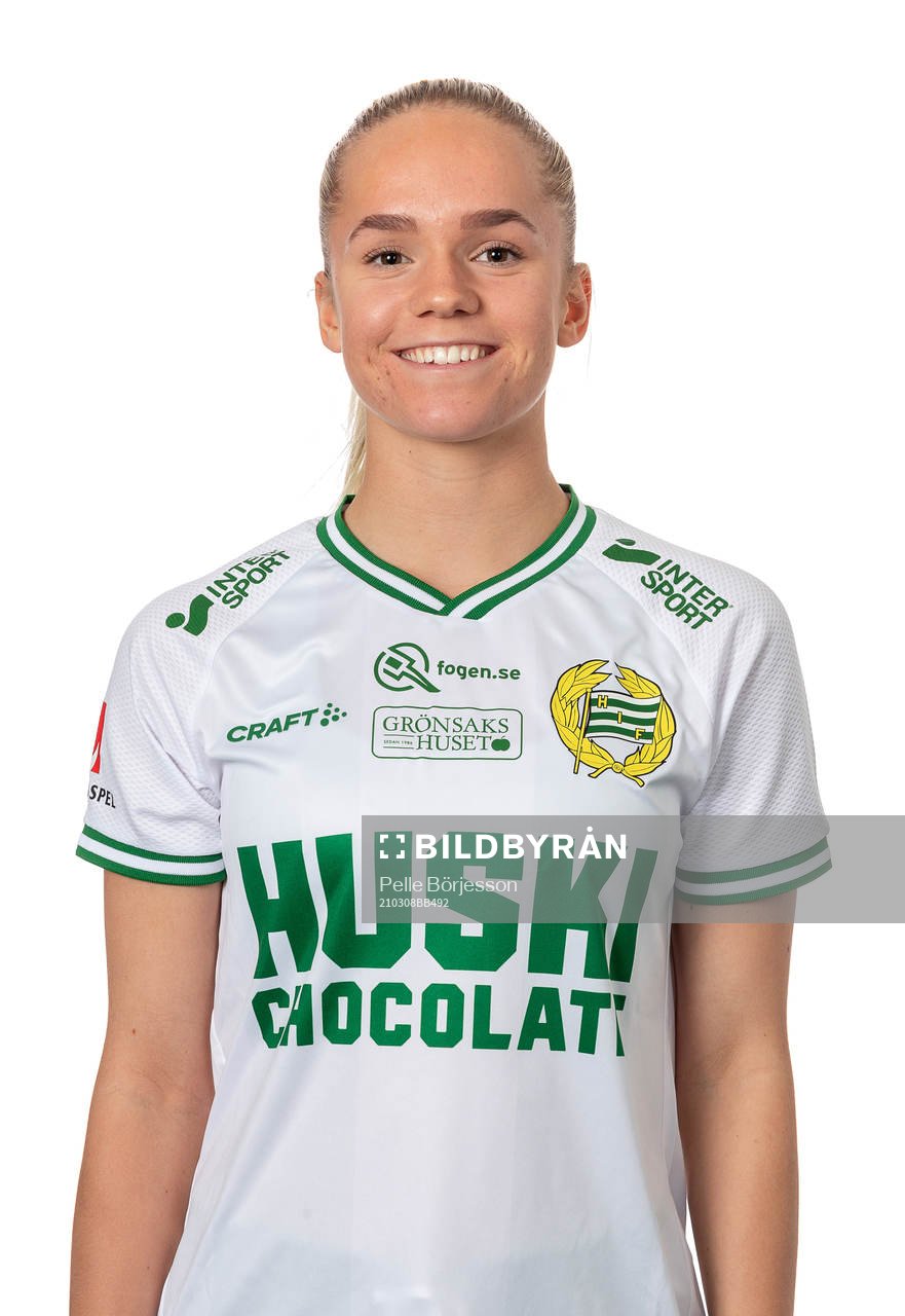 Hammarbys Hanna Lundkvist poserar för ett porträtt den 8 mars 2021 i Stockholm.
