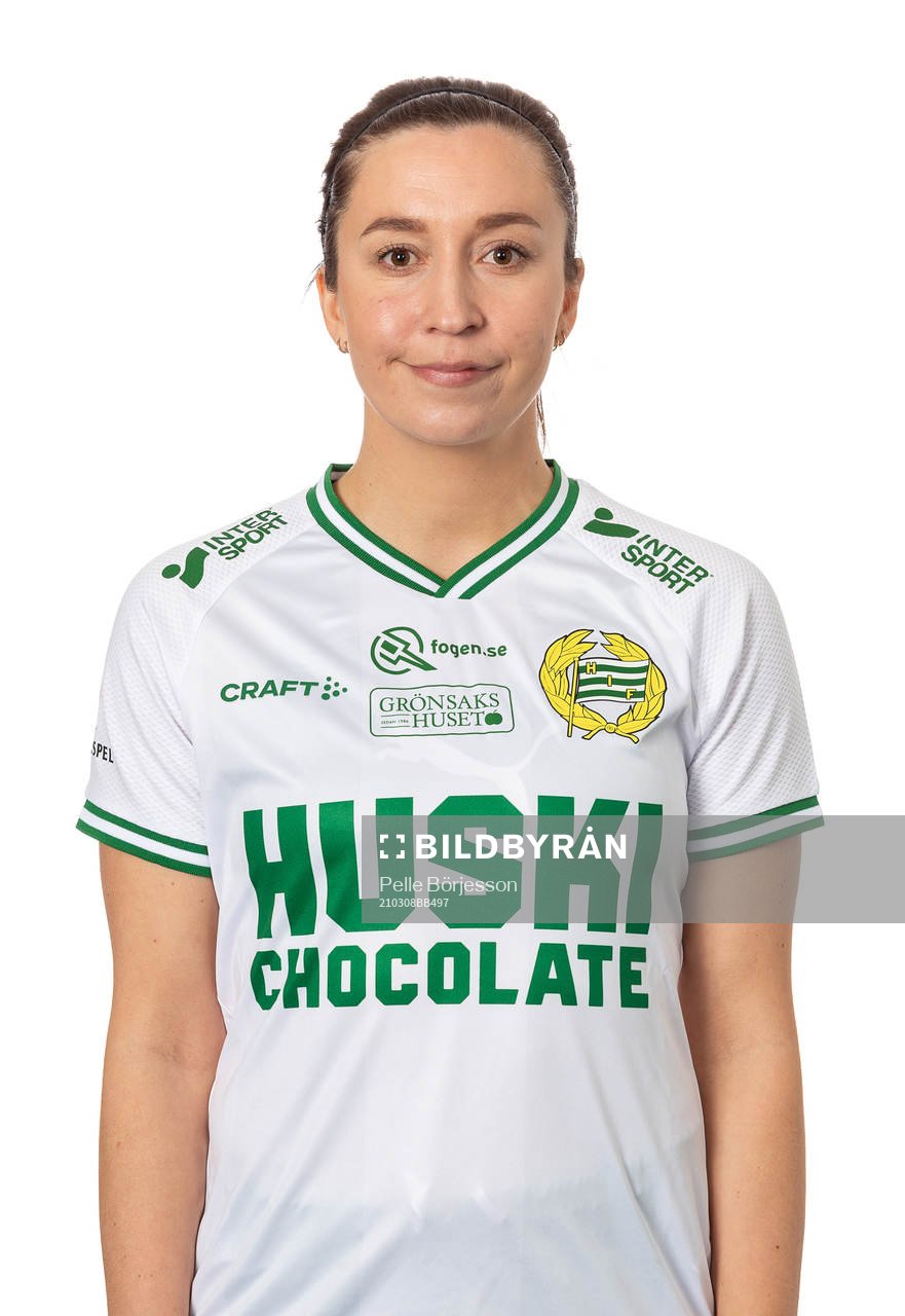 Hammarbys Fanny Hjelm poserar för ett porträtt den 8 mars 2021 i Stockholm.