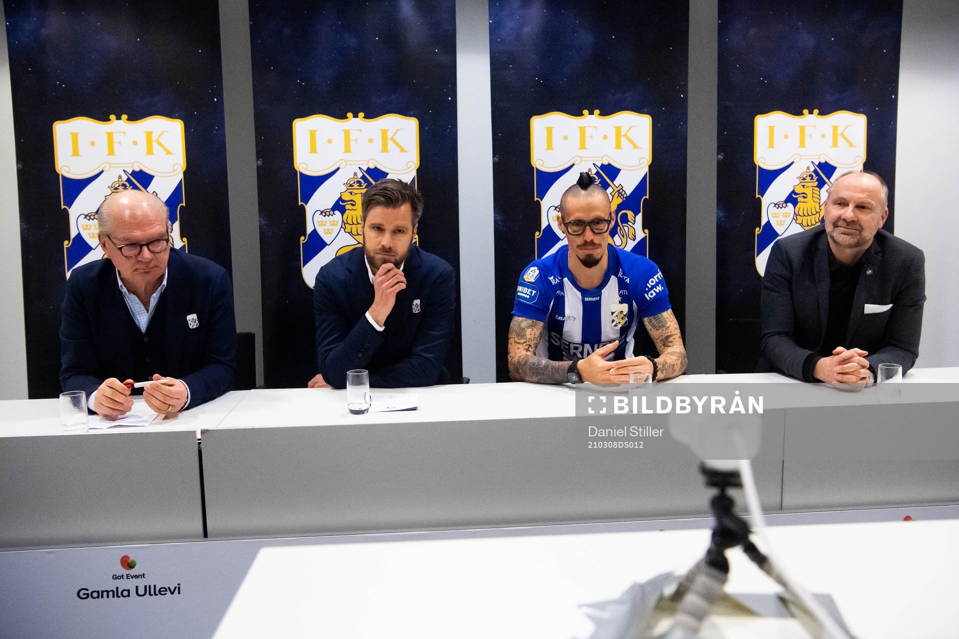 Styrelseordförande Mats Engström, Sportchef Pontus