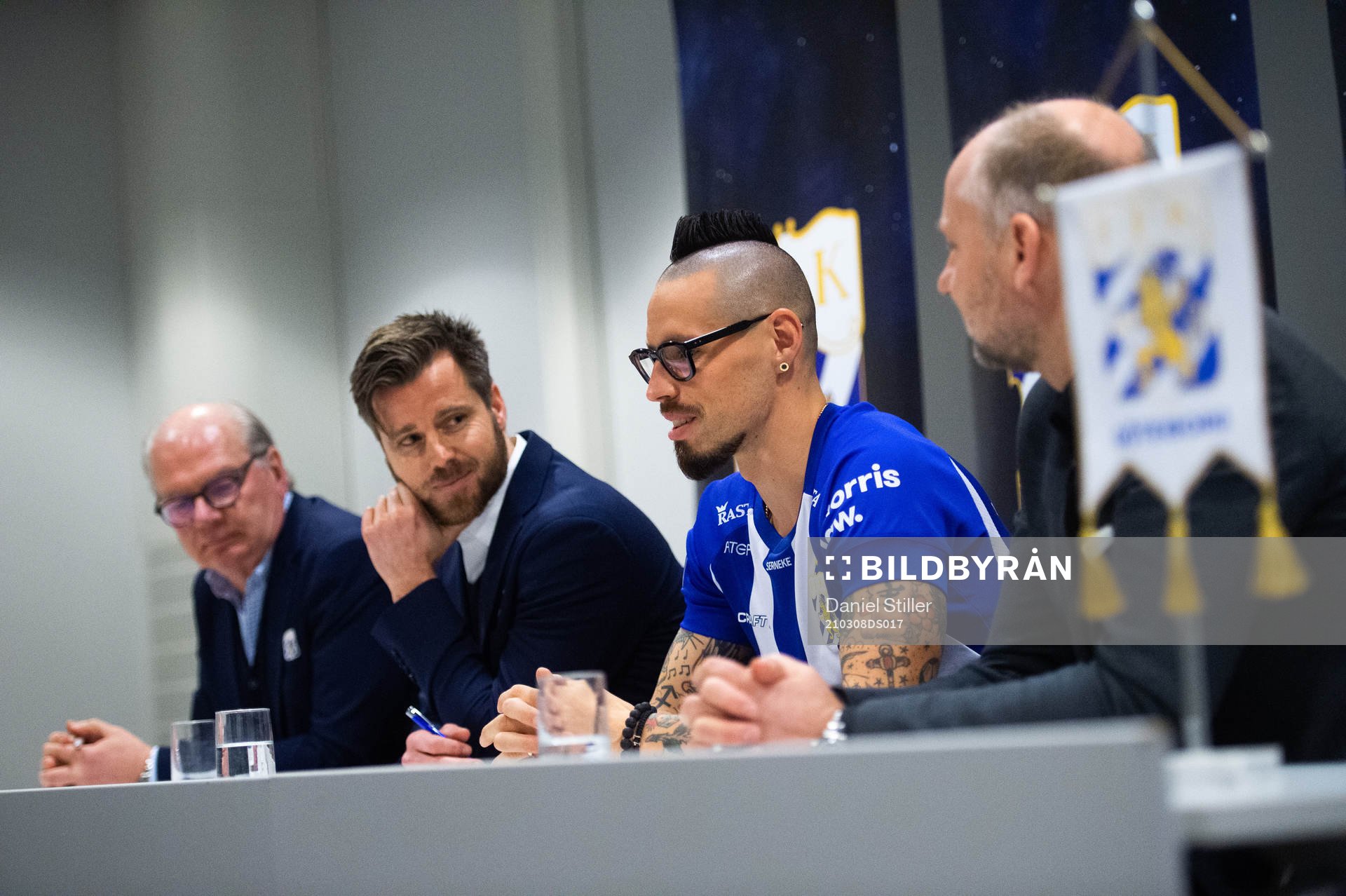 Styrelseordförande Mats Engström, Sportchef Pontus