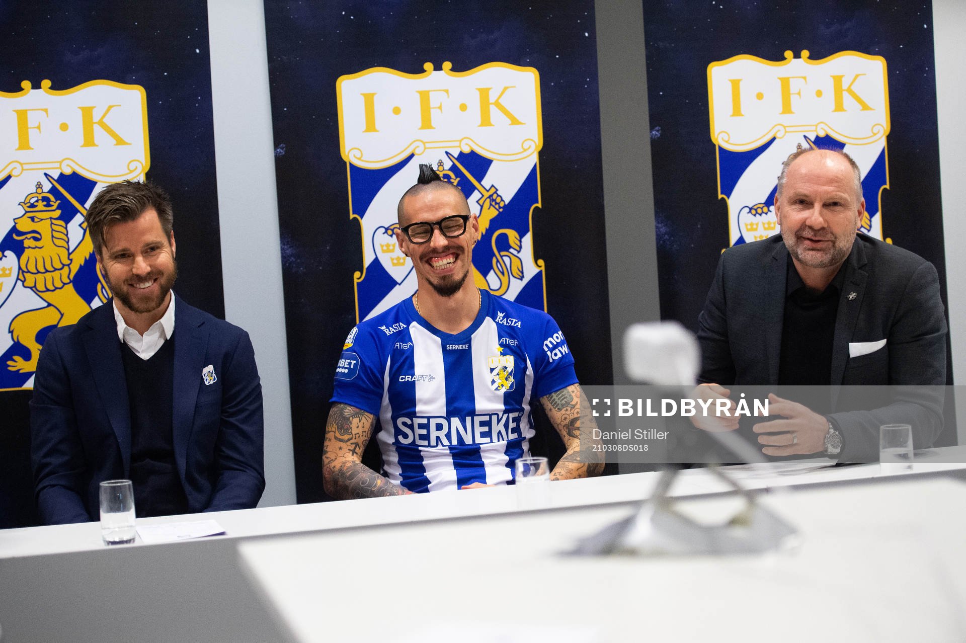 Sportchef Pontus Farnerud, nyförvärvet Marek Hamsik och