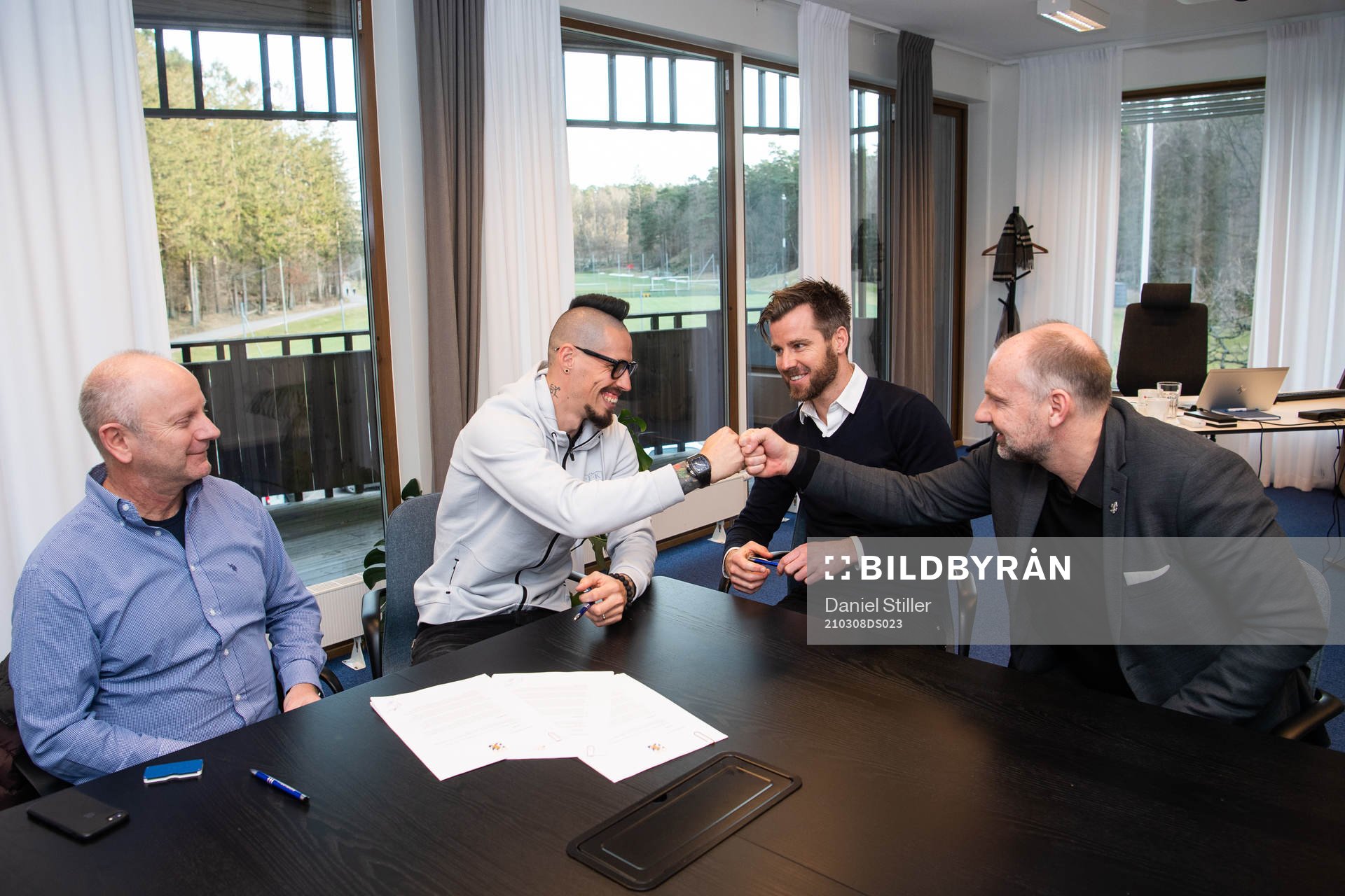 Marek Hamsik signerar kontrakt med IFK Göteborgs sportchef