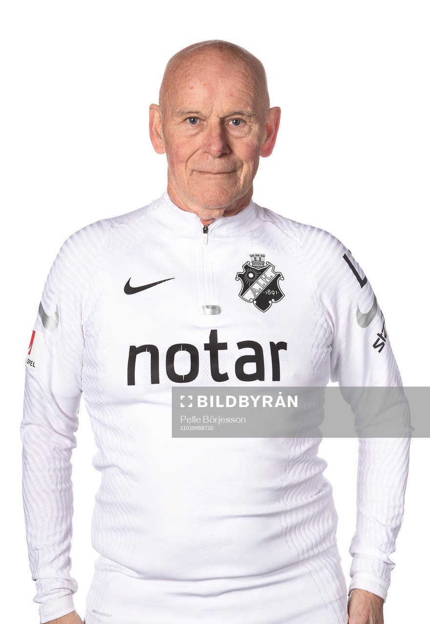 AIK:s materialare Lars Fremin poserar för ett porträtt den 9 mars 2021 i Stockholm.