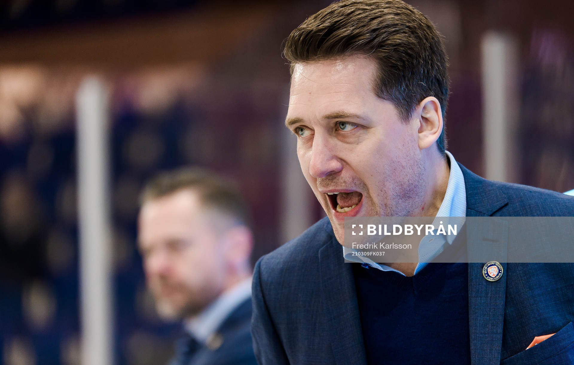 Växjös tränare Sam Hallam