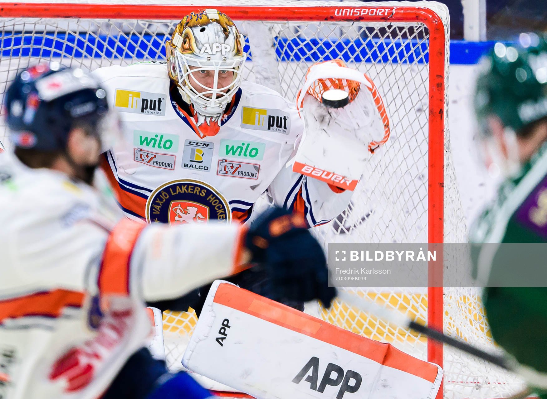 Växjös målvakt Viktor Fasth