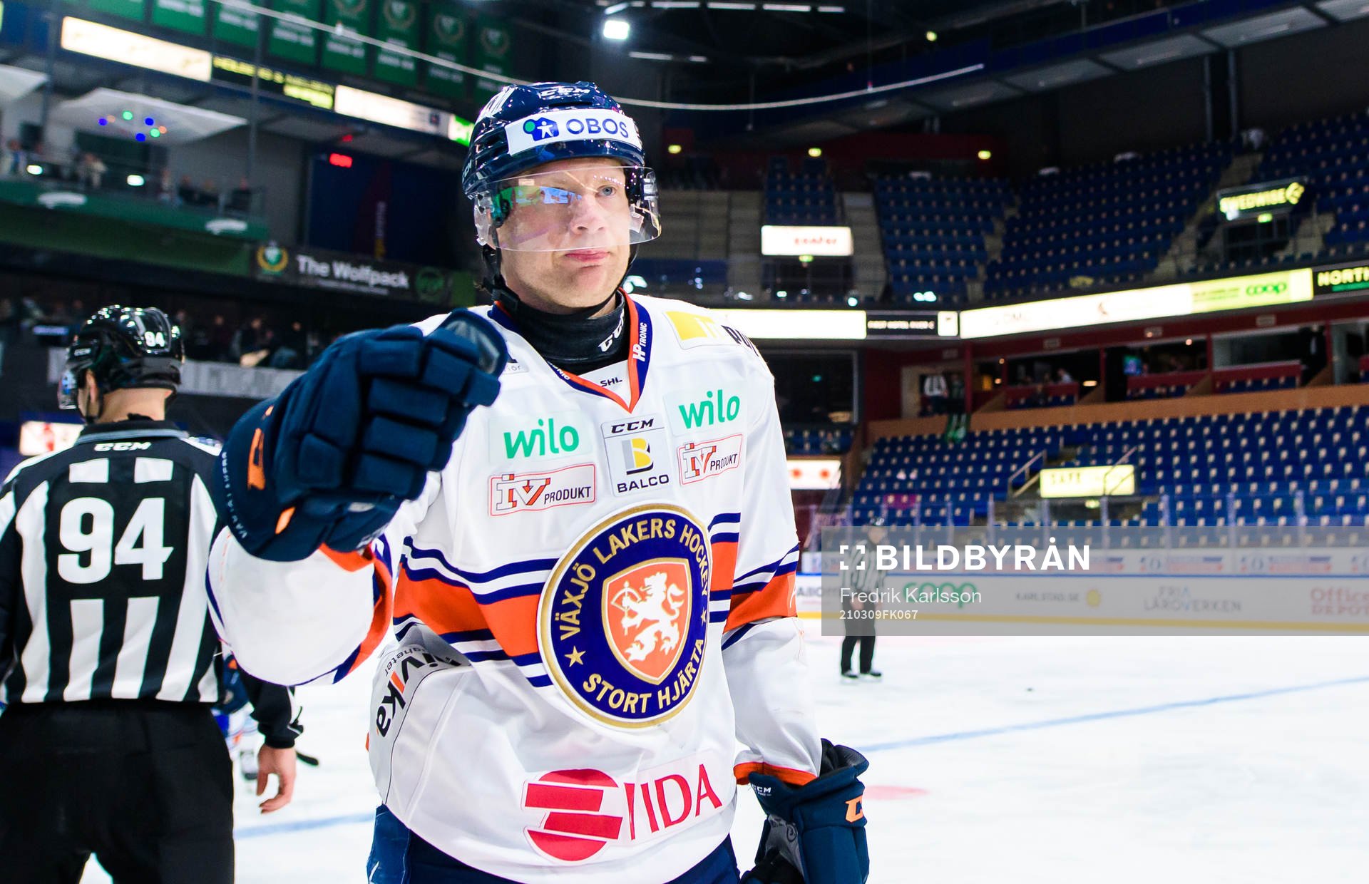 Växjös Richard Gynge jublar
