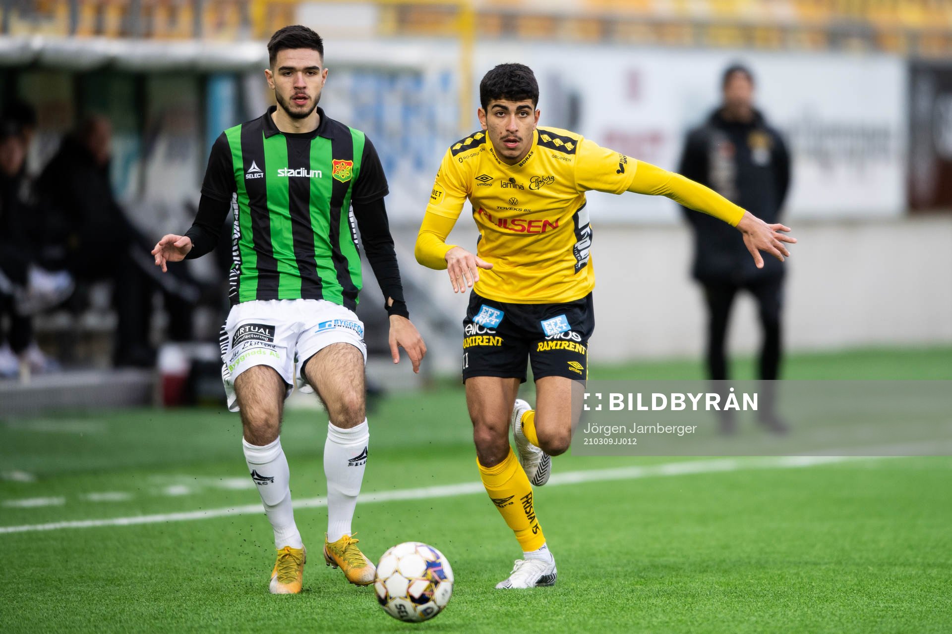 GAIS Nikola Jelacic och Elfsborgs Ahmed Qasem