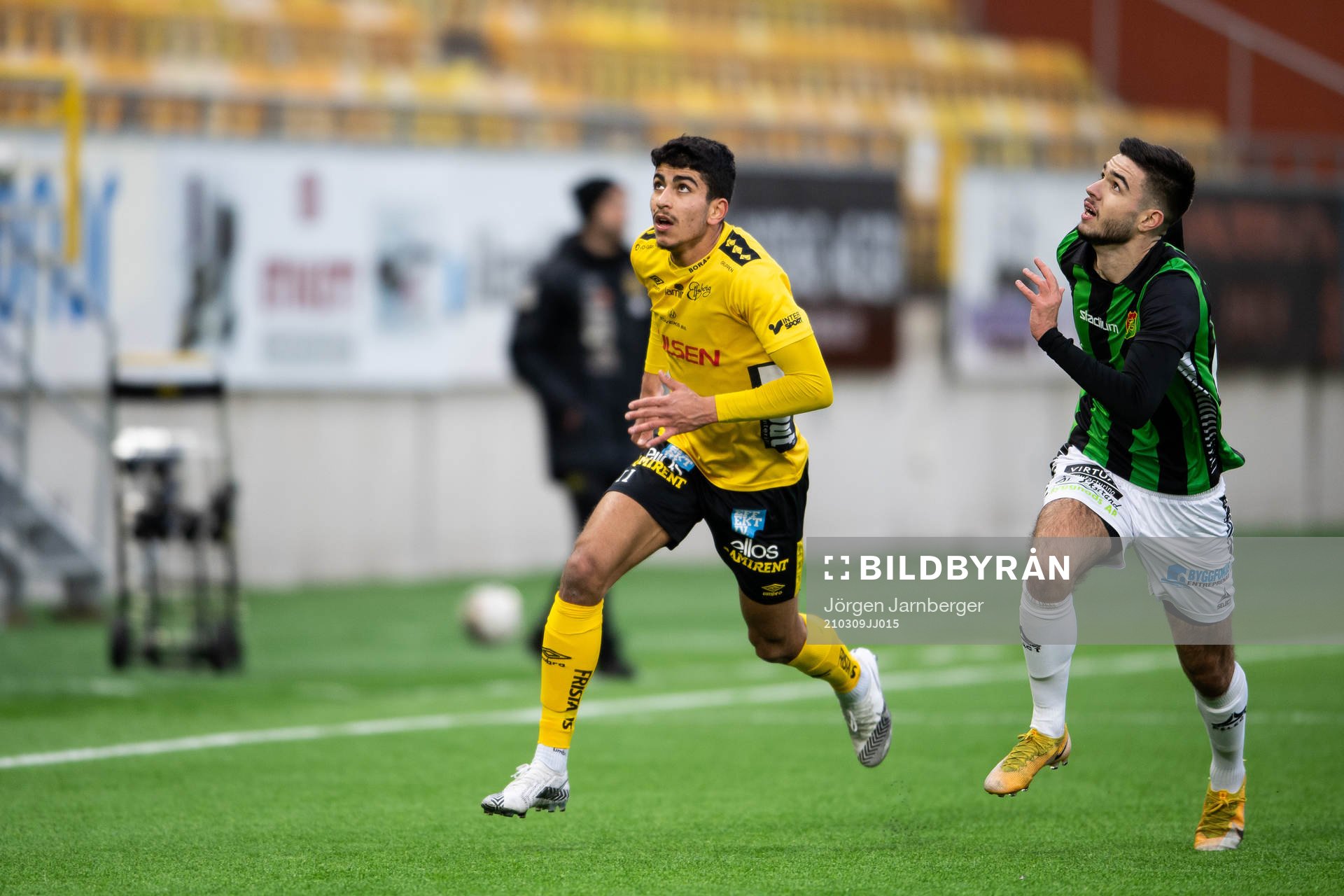 Elfsborgs Ahmed Qasem och GAIS Nikola Jelacic