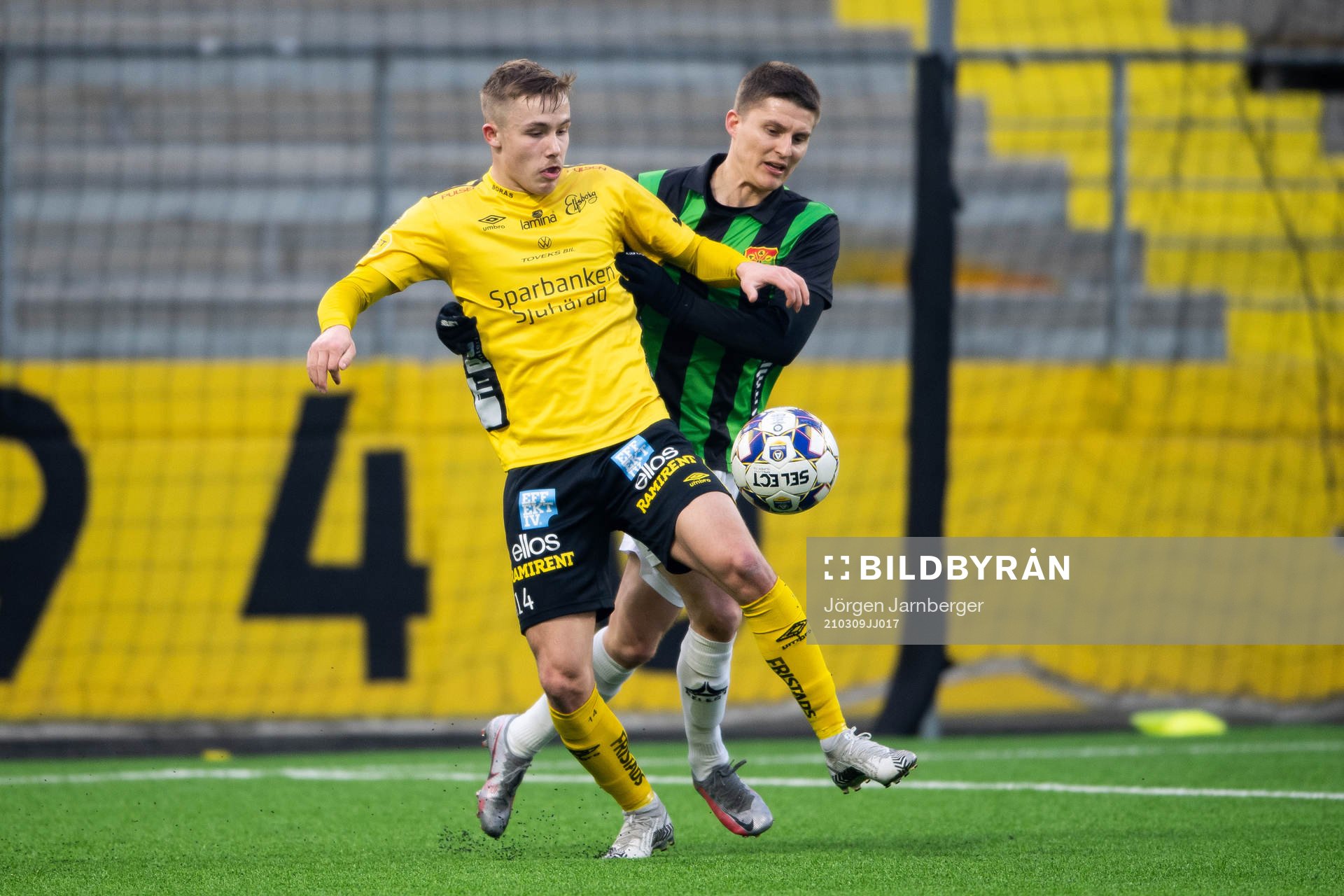 Elfsborgs Jacob Ondrejka och GAIS Johan Andersson