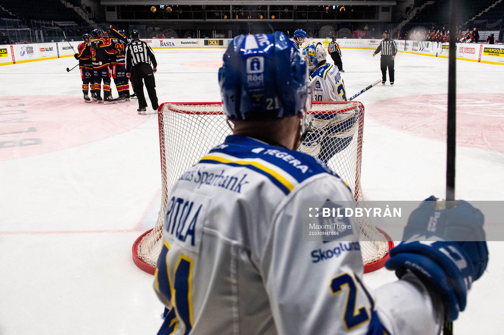 Djurgårdens Ryan Stoa jublar med lagkamrater