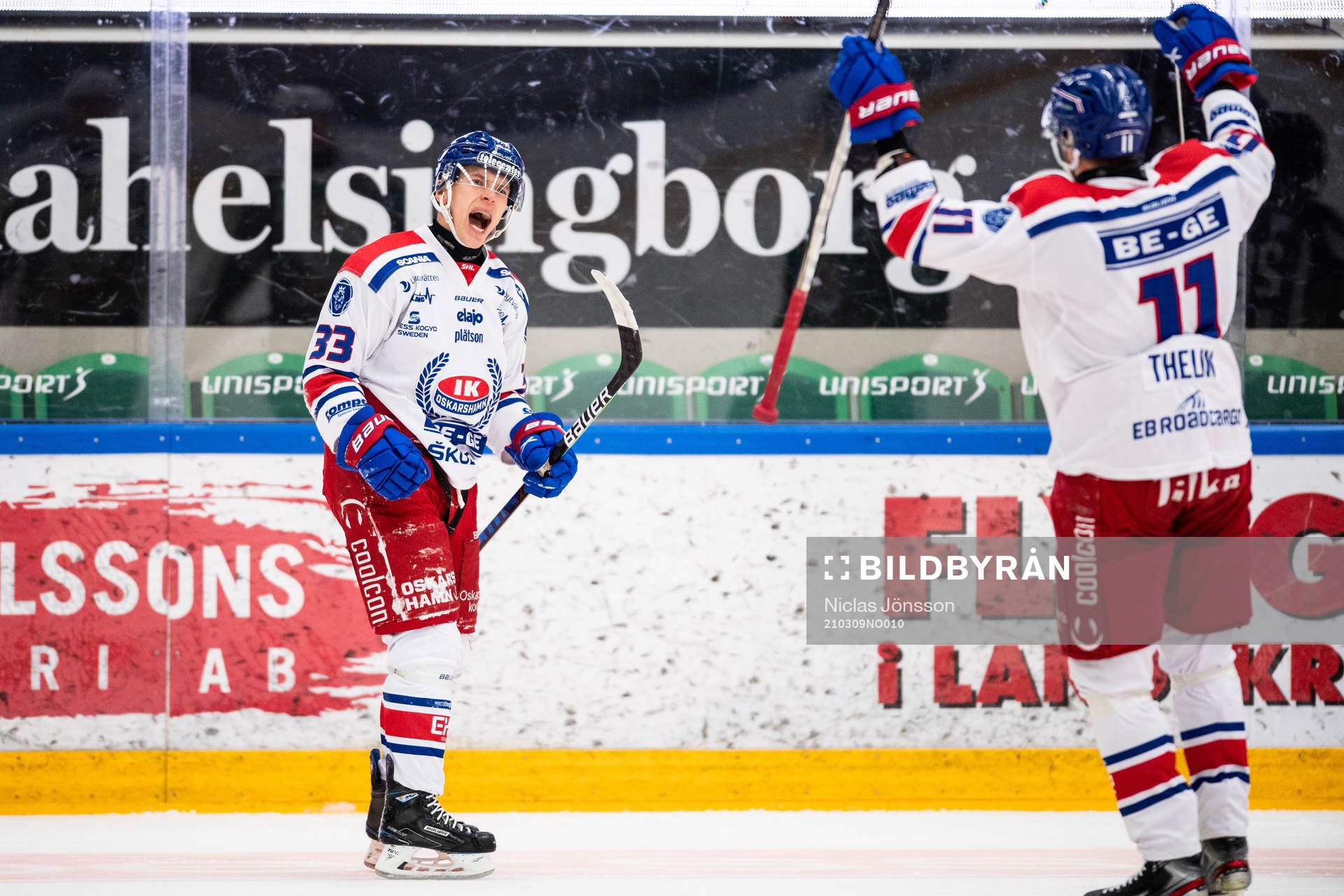 Oskarshamns Filiph Engsund jublar