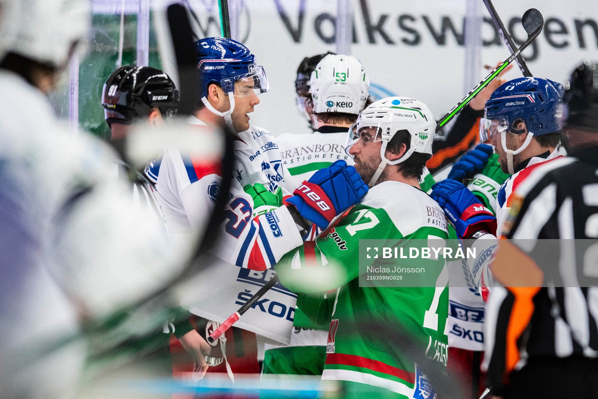 Oskarshamns Andrew O´Brien och Rögles Joseph LaLeggia