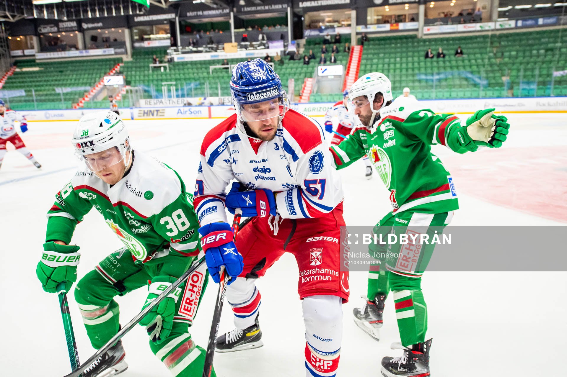 Oskarshamns Max Veronneau och Rögles Erik Andersson
