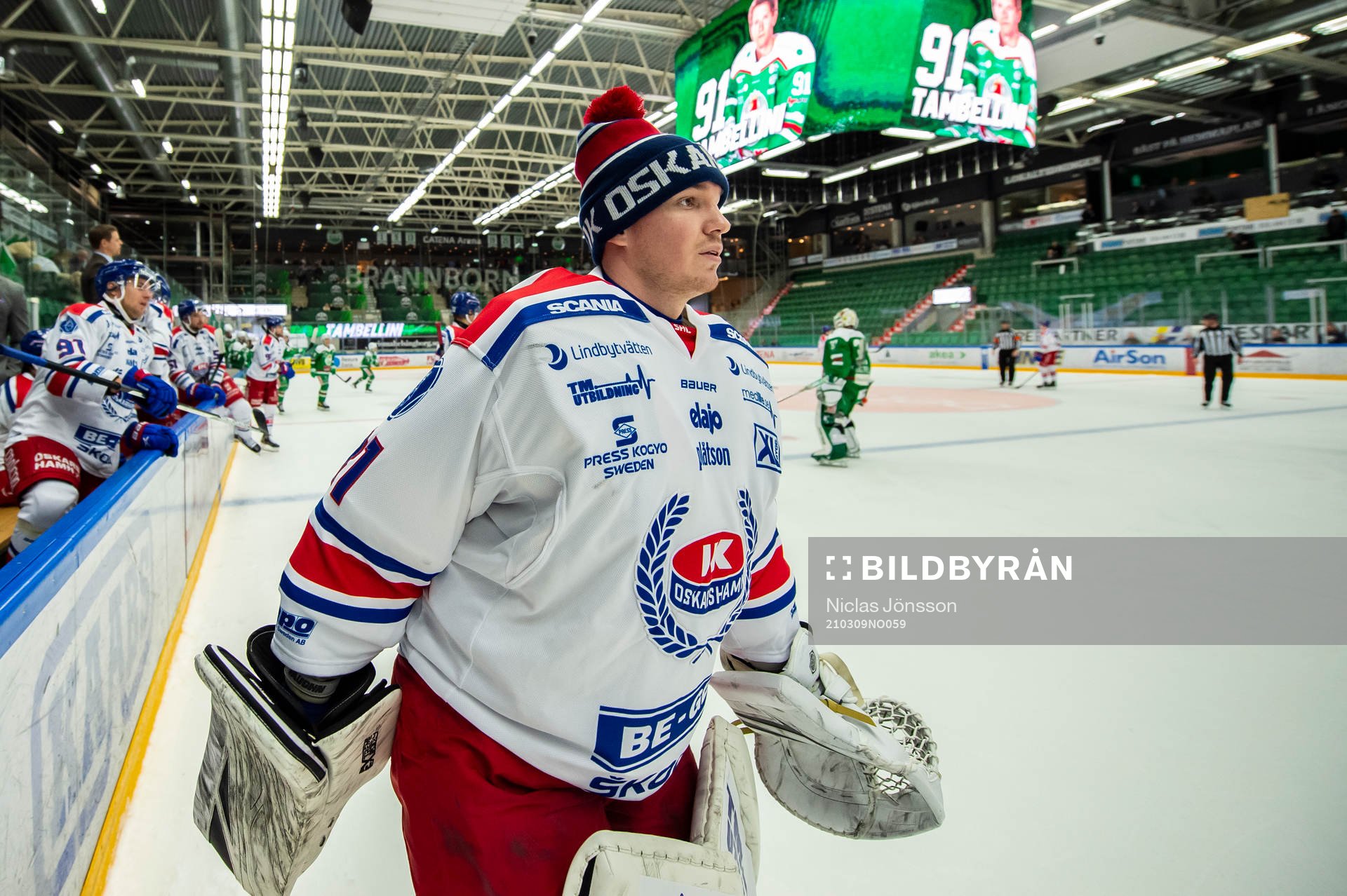 Oskarshamns målvakt Alexander Sudnitsin