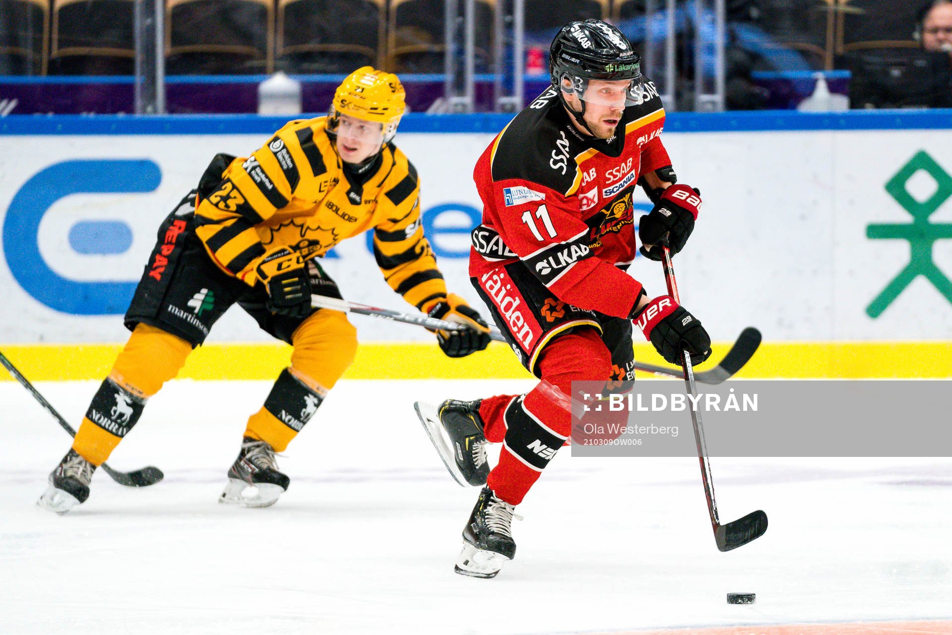 Luleås Petter Emanuelsson och Skellefteås Jacob Andersson