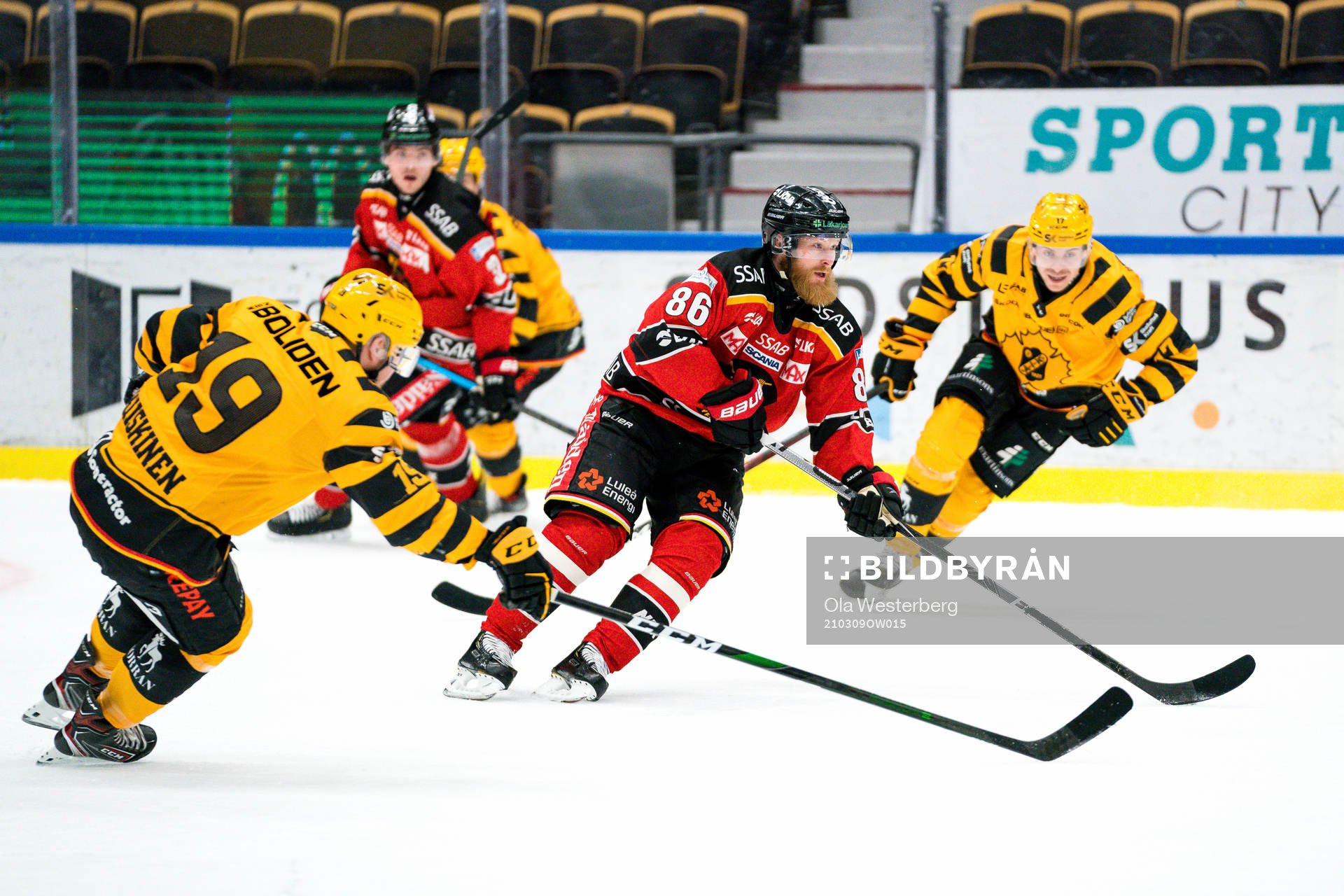 Luleås Linus Klasen och Skellefteås Pär Lindholm