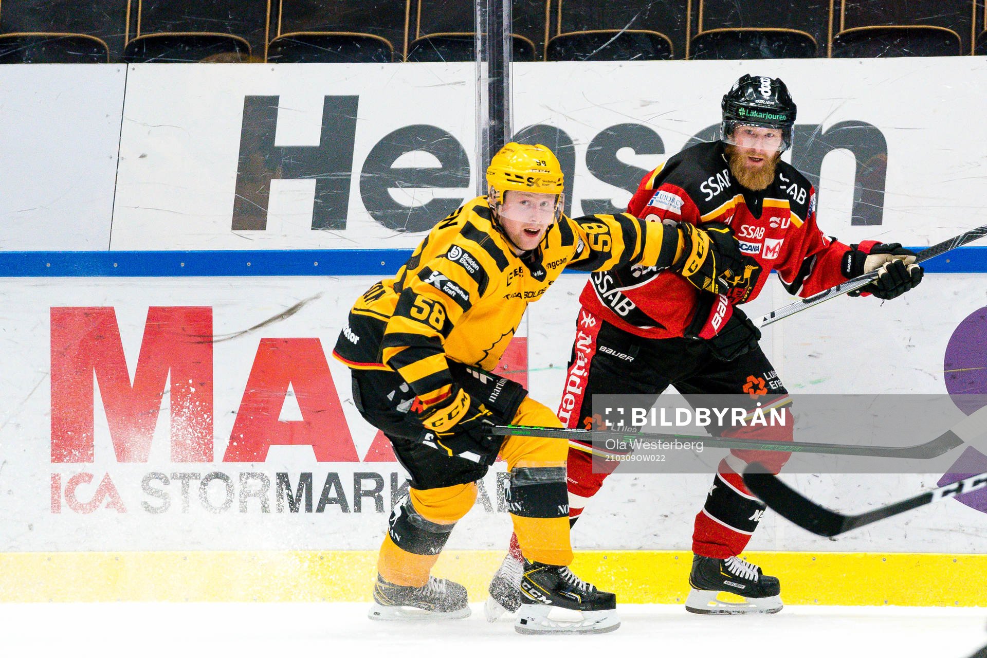 Skellefteås Oskar Nilsson och Luleås Linus Klasen