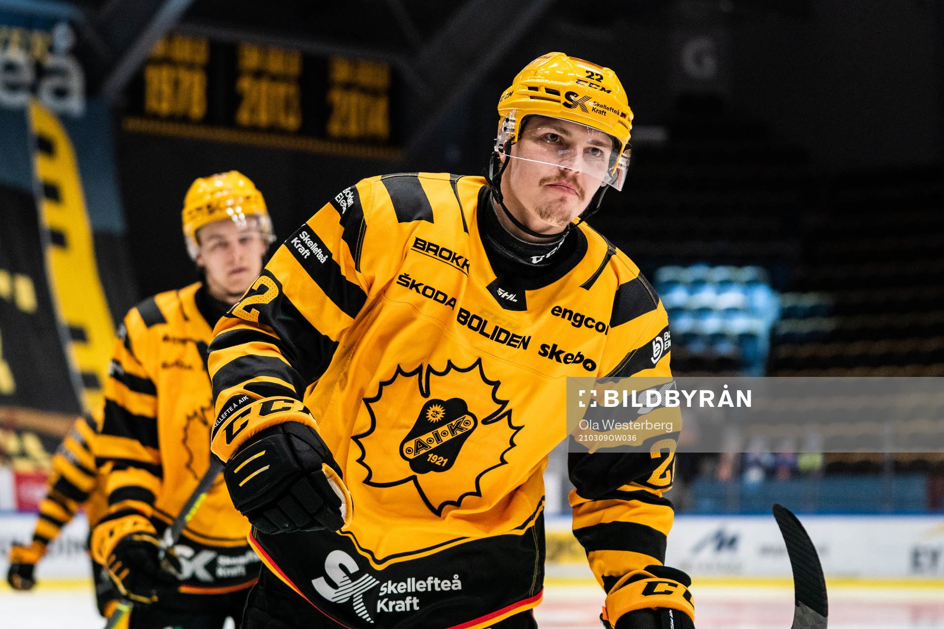 Skellefteås Jonathan Johnson jublar