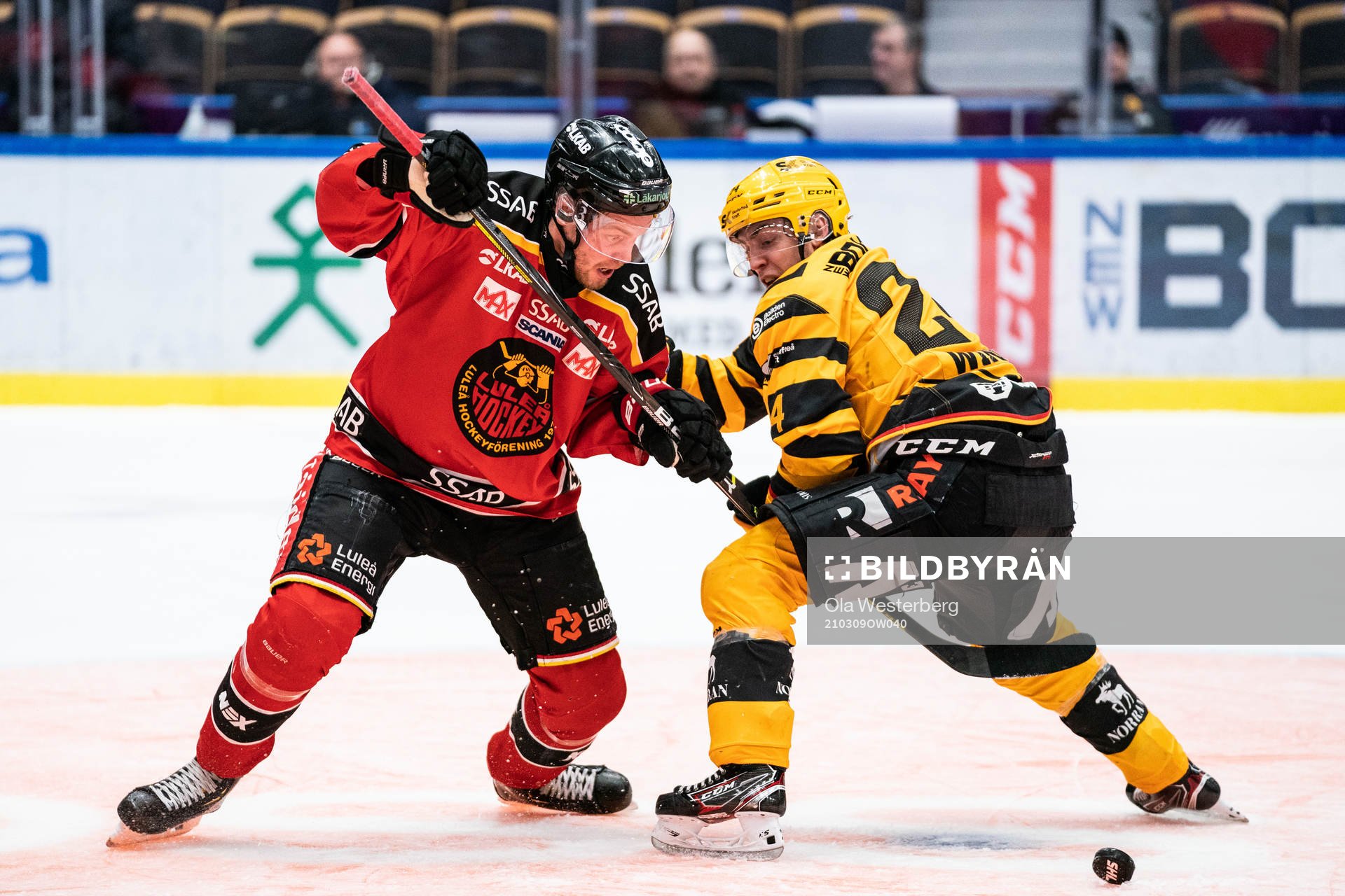 Luleås Juhani Tyrväinen och Skellefteås Andreas Wingerli